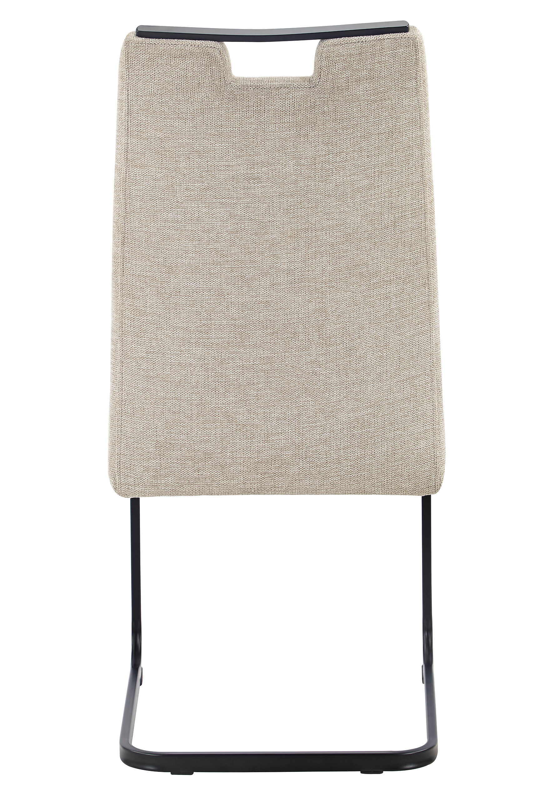 Schwingstuhl Kerstin II beige Webstoff B/H/T: ca. 47x100x65 cm