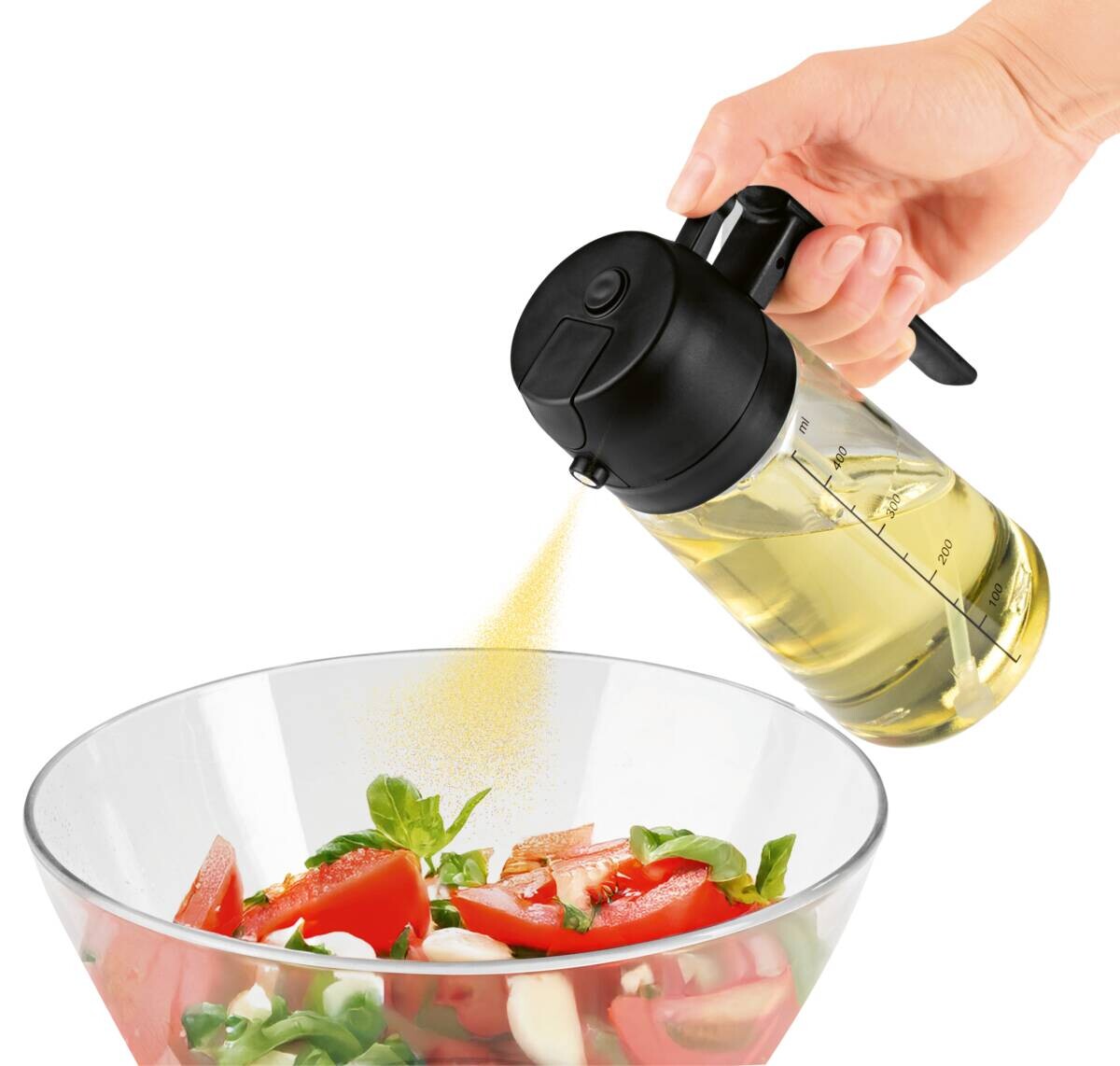 GOURMETmaxx Haushaltshelfer schwarz Kunststoff B/H/L: ca. 9,2x19,9x9 cm