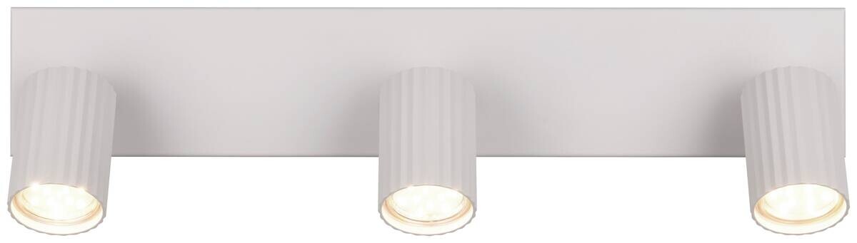 Reality Leuchten Spots Soka grau Metall B/H/L: ca. 50x14,5x9 cm GU10 3 Brennstellen