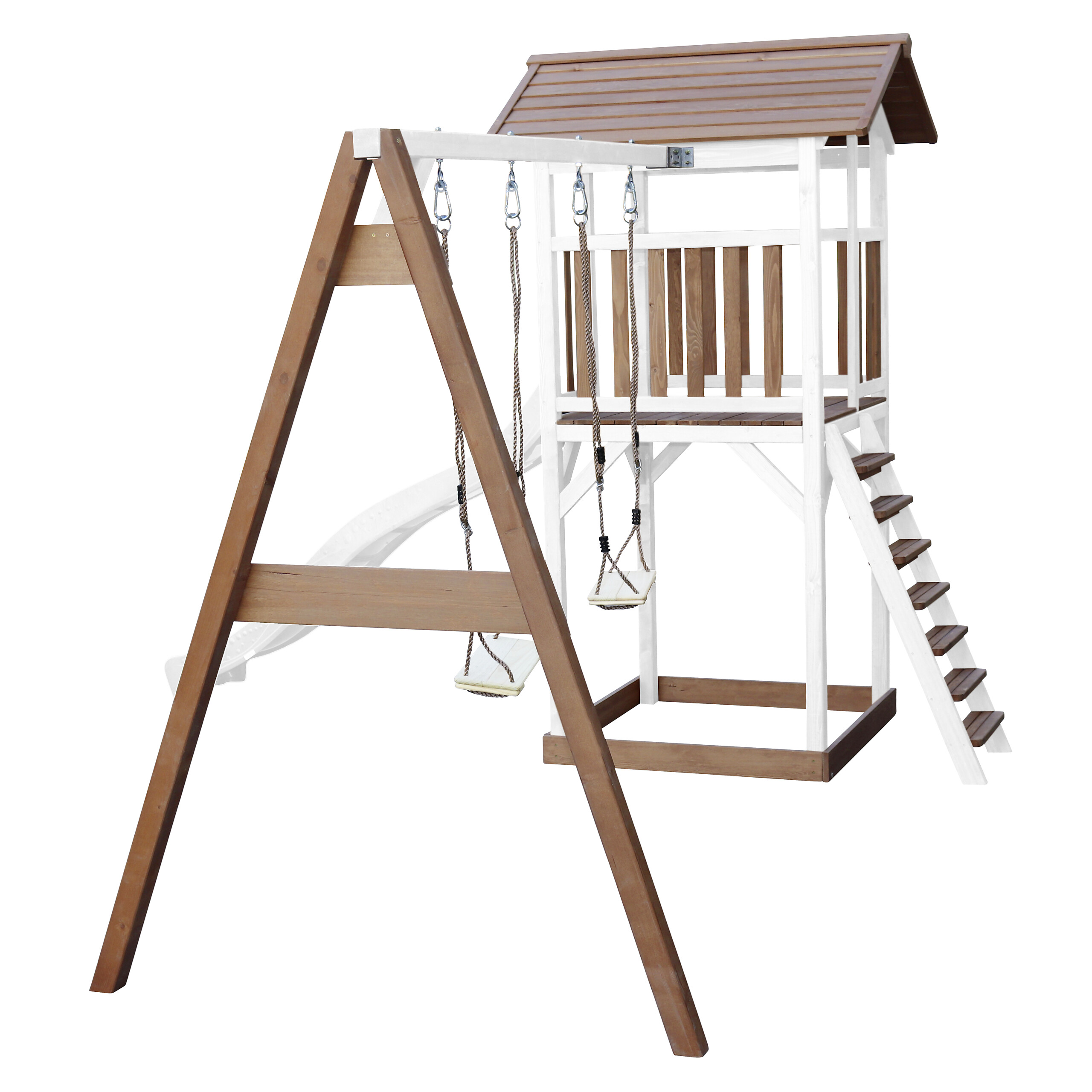 AXI Spielturm Beach Tower braun B/H/L: ca. 357x242x349 cm