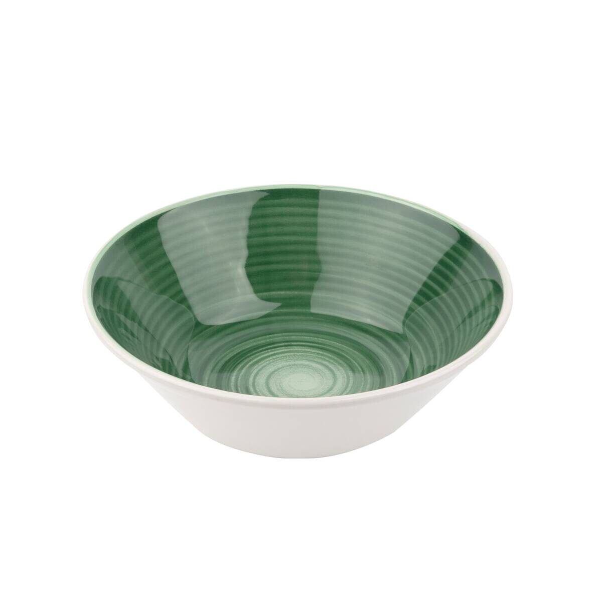 HERMANN MILLER Geschirrset SPIRAL GREEN grün Steinzeug