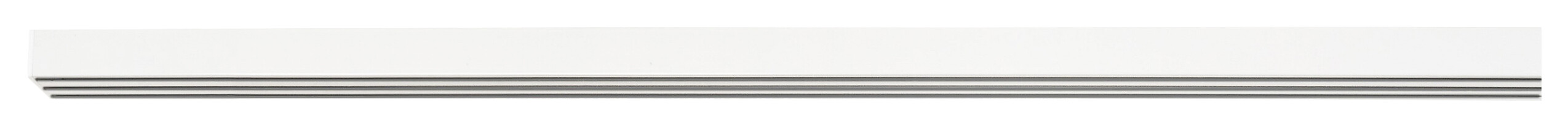 ondeco Gardinenschiene smart weiß Metall L: ca. 260 cm 3.0 Läufe