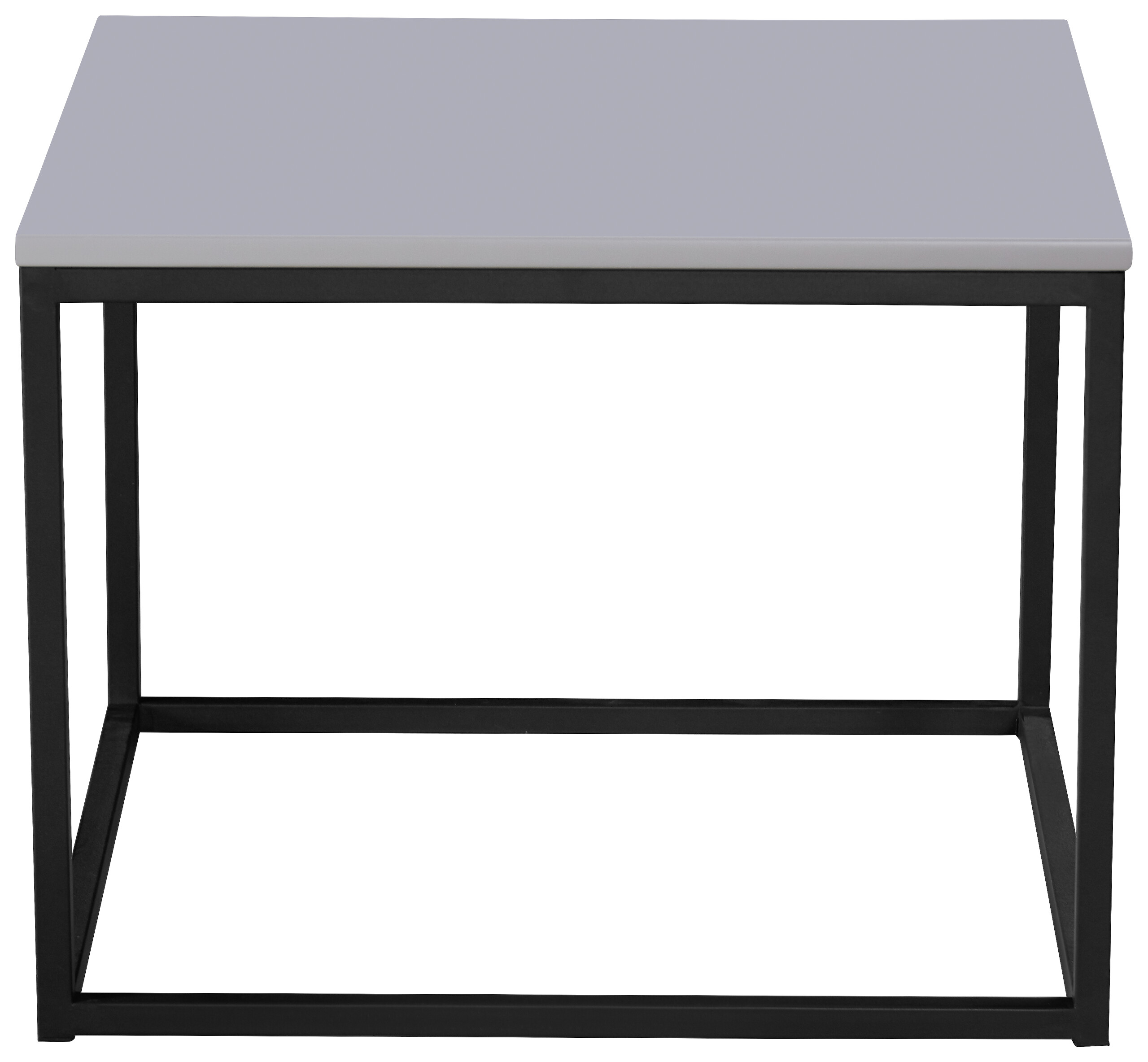 Couchtisch Samy 2 grau MDF B/H/T: ca. 60x46x60 cm