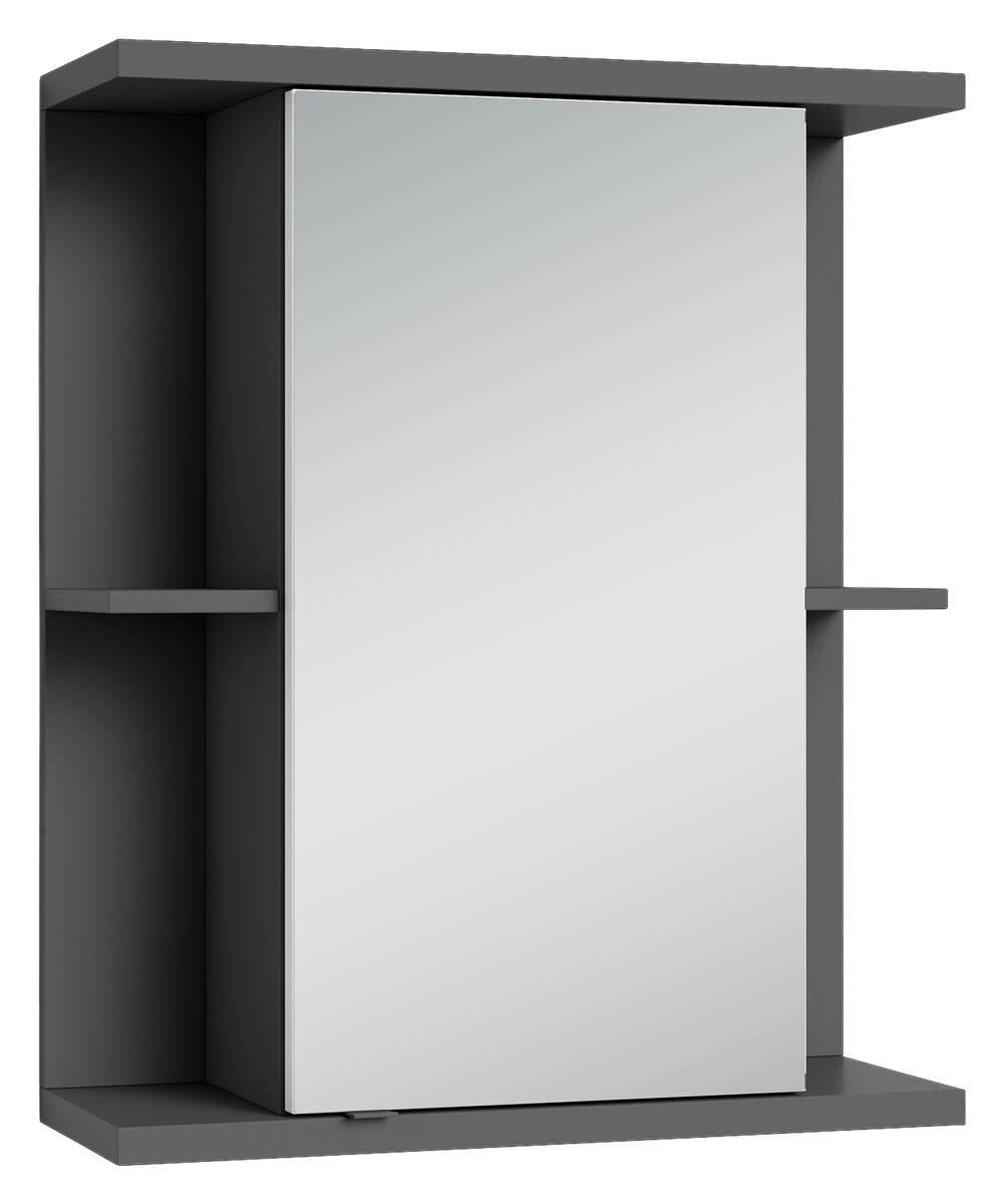 Spiegelschrank NEBRASKA anthrazit B/H/T: ca. 60x70x25 cm