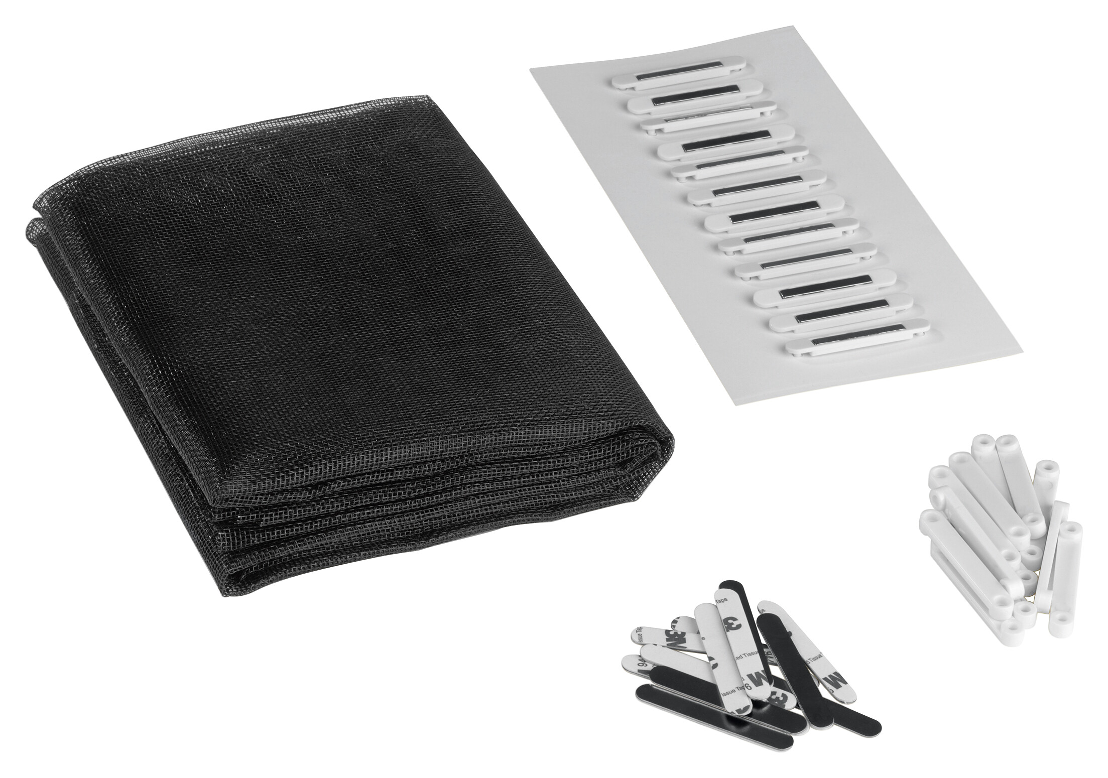 EASYmaxx Fliegengitter schwarz B/L: ca. 130x150 cm