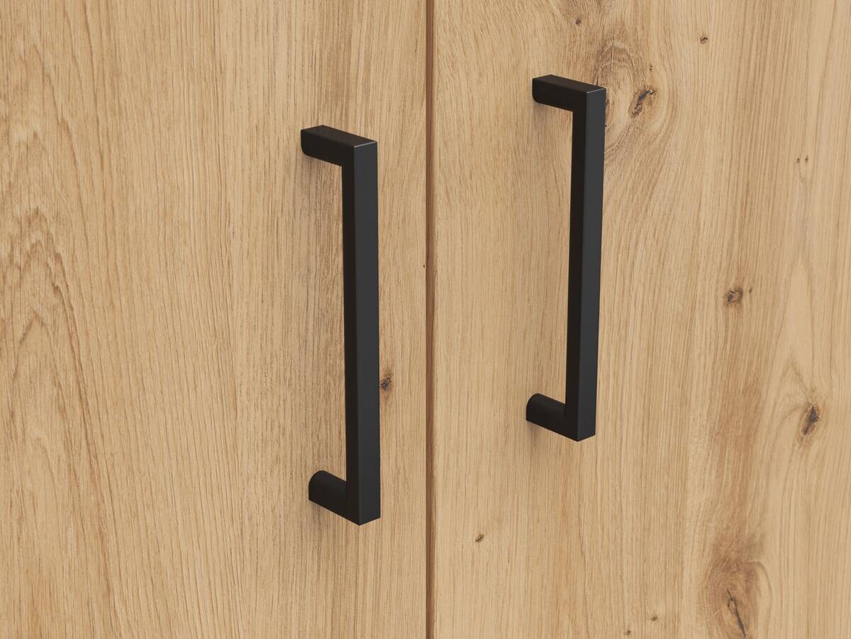 Kommode Multi-Stauraum Typ 31 Eiche Artisan Nachbildung B/H/T: ca. 80x115x40 cm