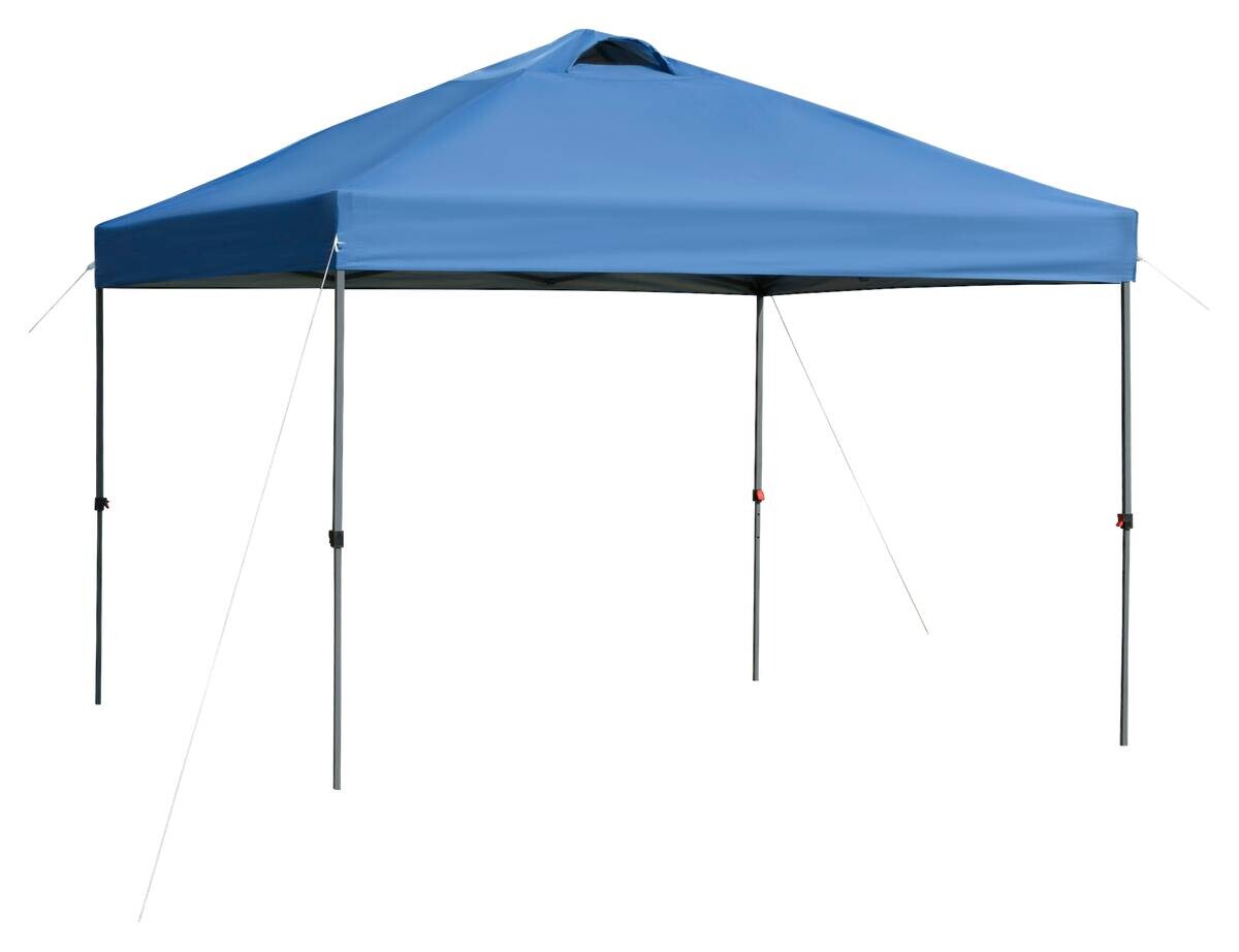 Outsunny Pavillon blau Stahl B/H/L: ca. 295x264x295 cm