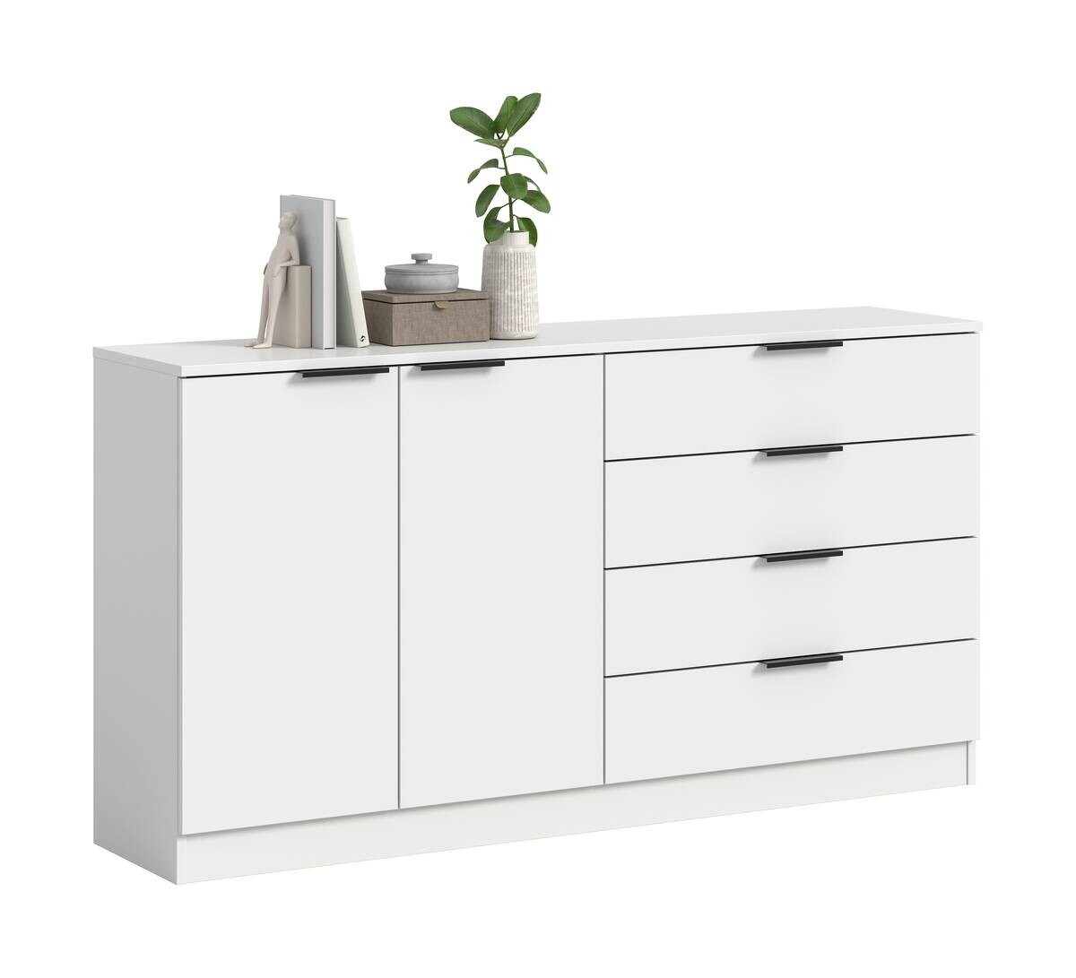 Kommode KOPENHAGEN weiß B/H/T: ca. 148x80x35 cm