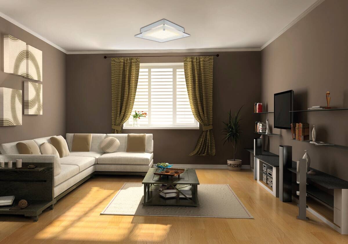 Näve Leuchten Deckenleuchte 1200731 silber Metall Glas B/H/T: ca. 25x5,3x25 cm null 1 Brennstellen