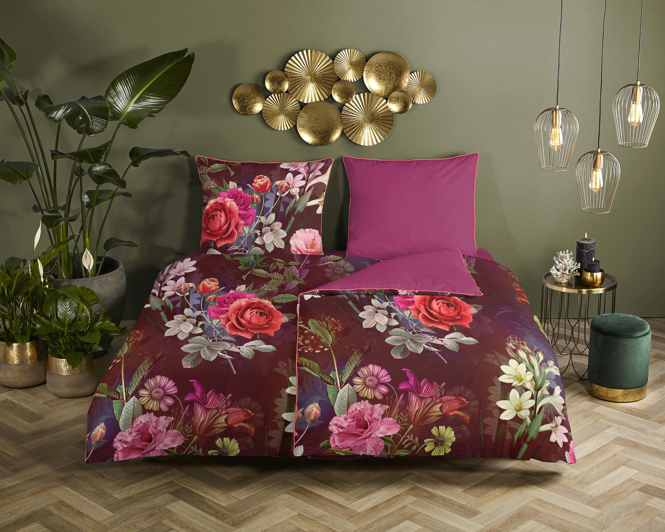 Baumwoll Bettwäsche Simone Satin