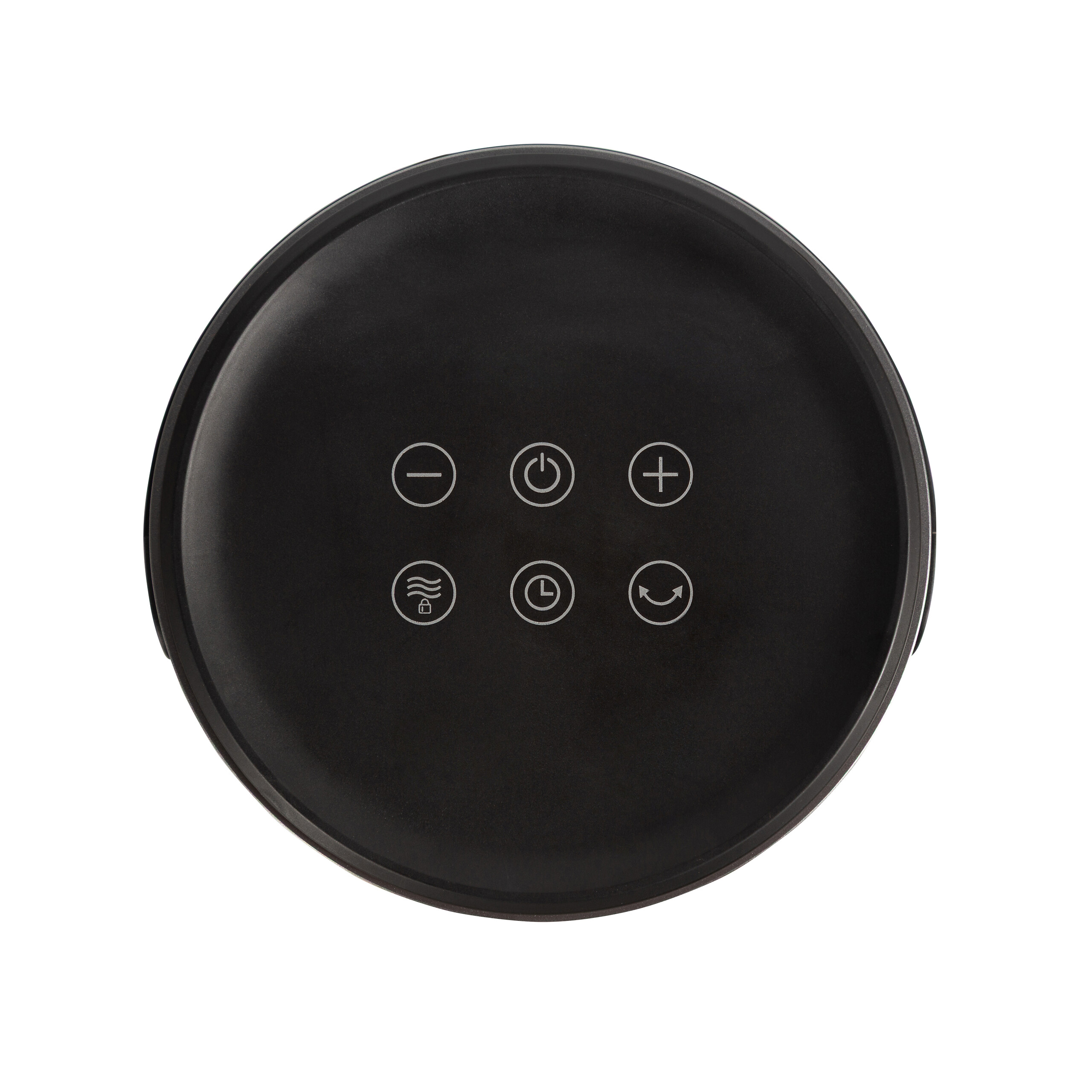 POCOline Keramikheizlüfter PTC-907B silber schwarz Metall Kunststoff B/H/L: ca. 17,2x26,8x17,2 cm ca. 1500 W