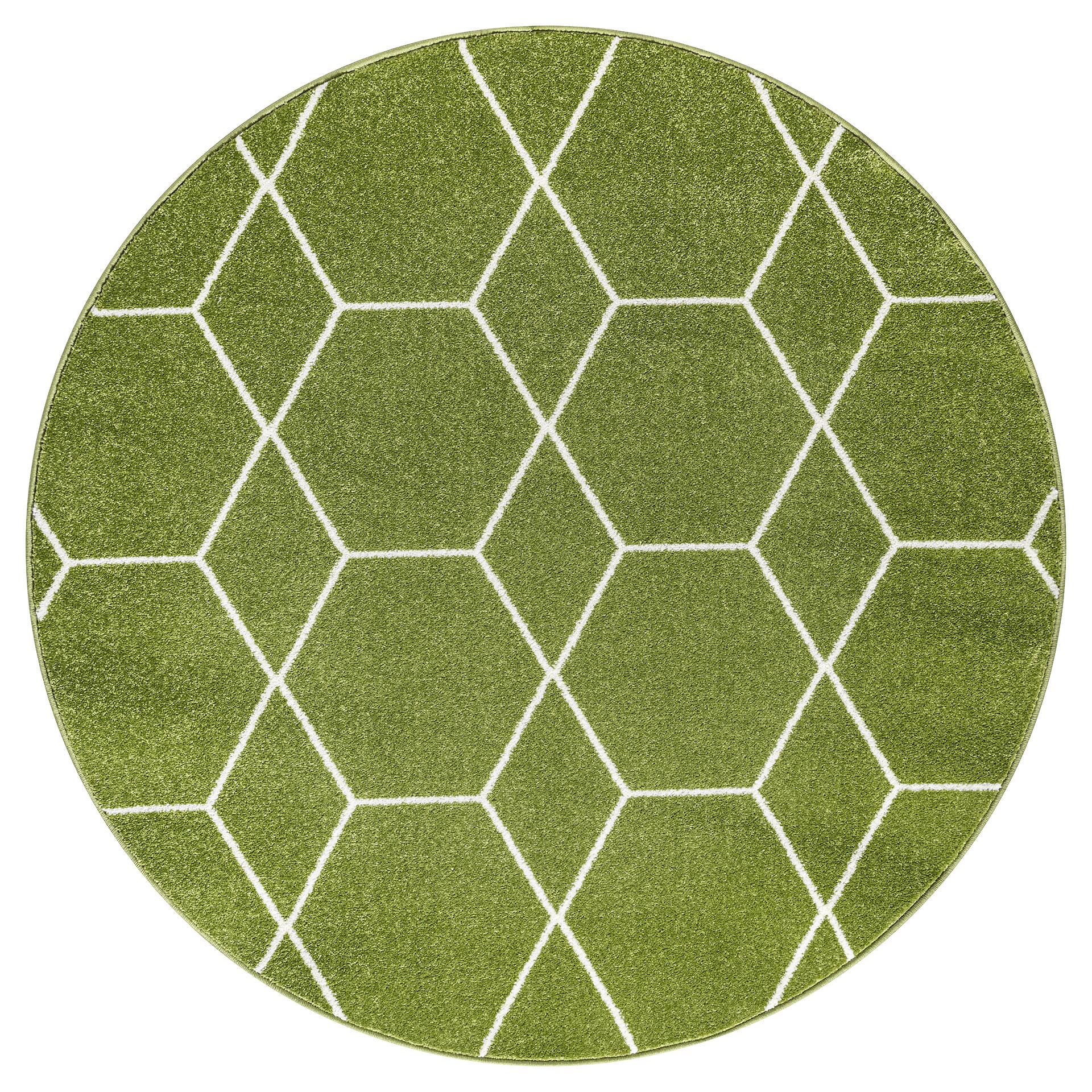 Sanat Teppich Trellis grün B/L: ca. 150x150 cm