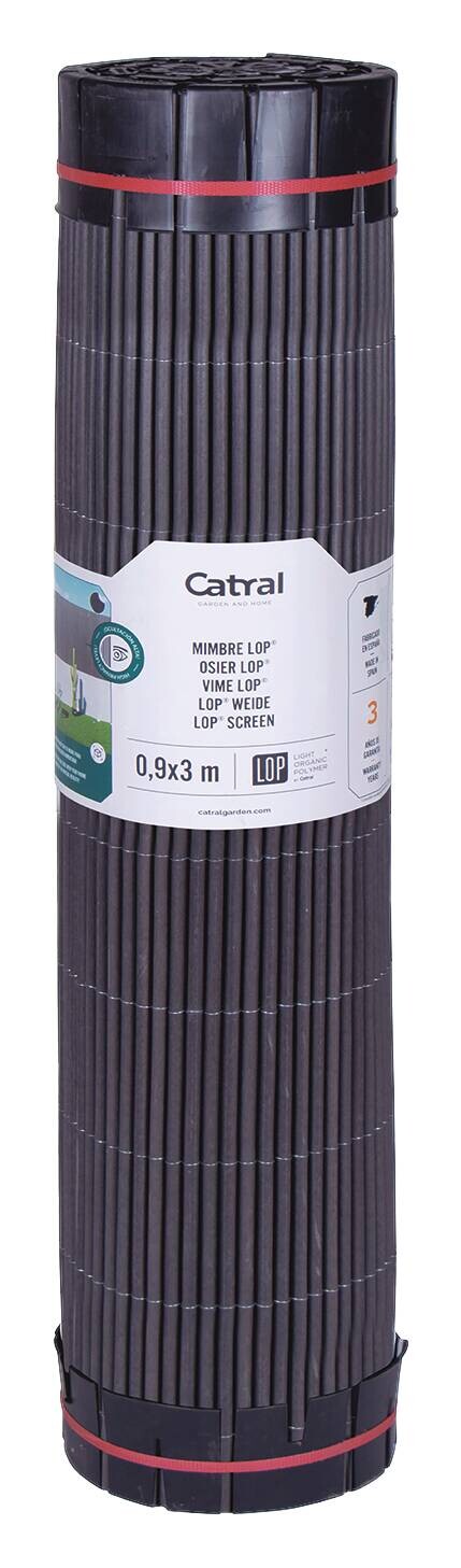 NORTENE Sichtschutz anthrazit Holz B/H/L: ca. 300x17x150 cm