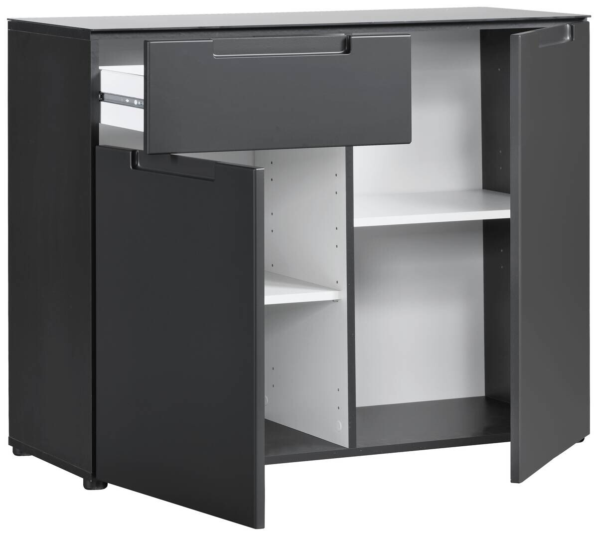 Kommode Mailand anthrazit B/H/T: ca. 97x79x40 cm