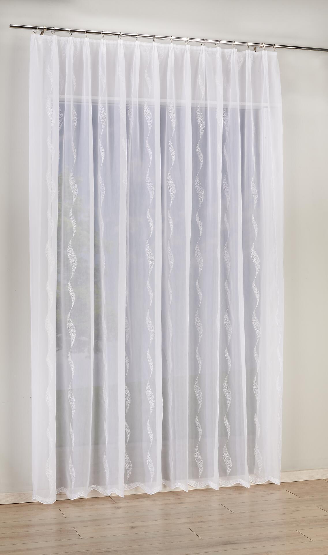 POCOline Fertigstore Sally weiß B/L: ca. 450x175 cm