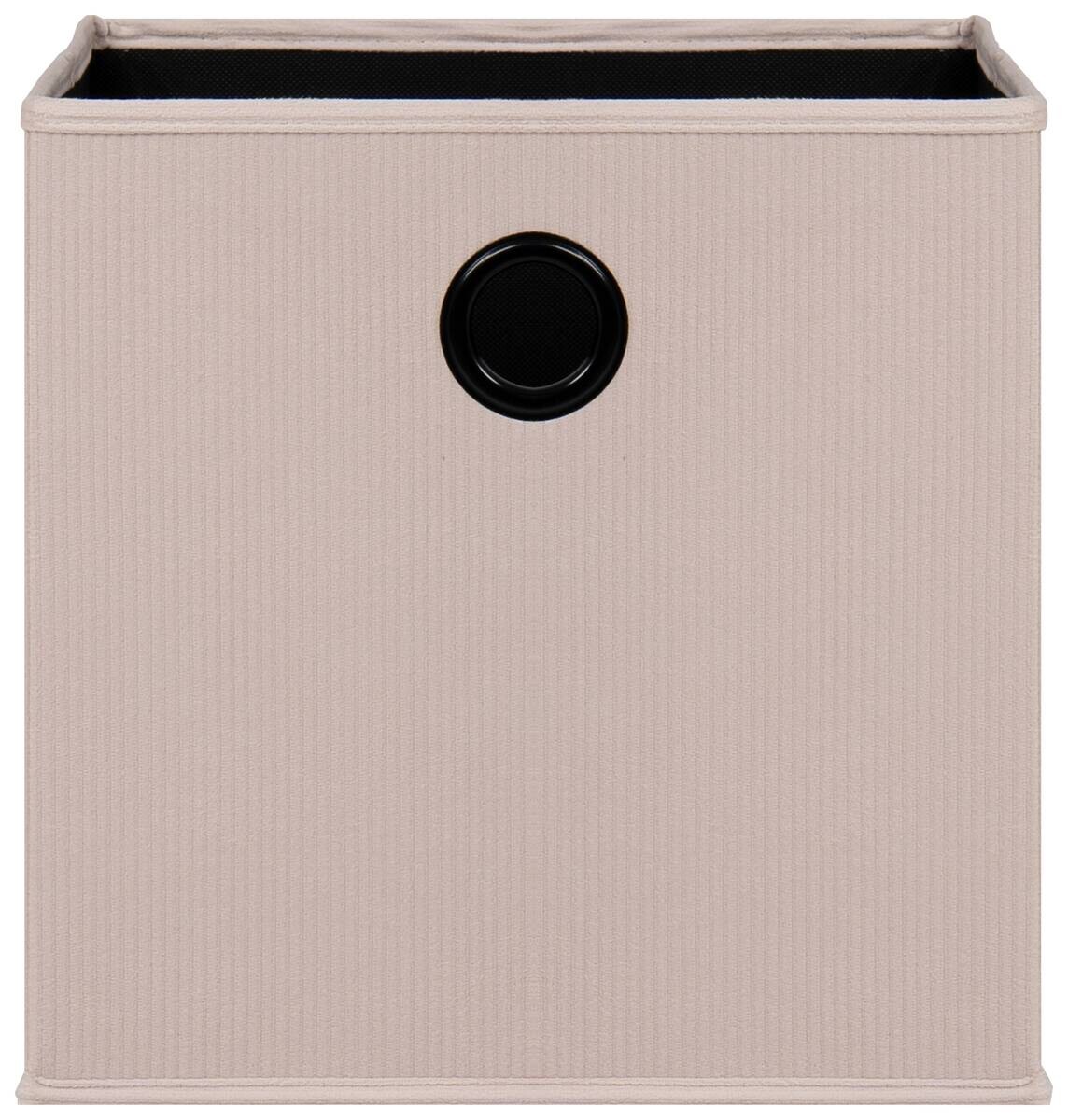 Stoffbox beige B/H/T: ca. 32x32x32 cm