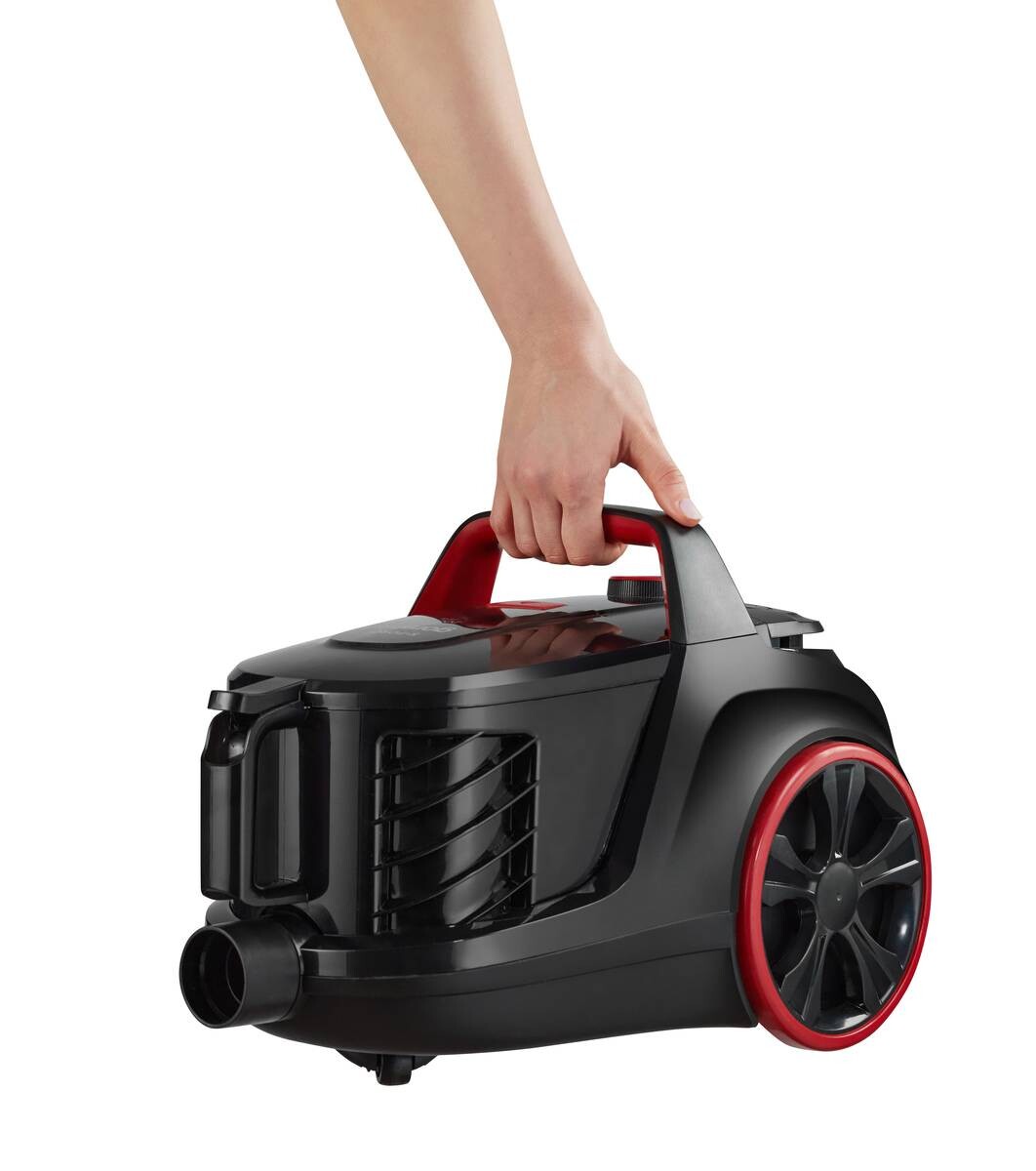 Bodenstaubsauger VCE01SFAPOBK schwarz rot Kunststoff B/H/T: ca. 29x30x44 cm
