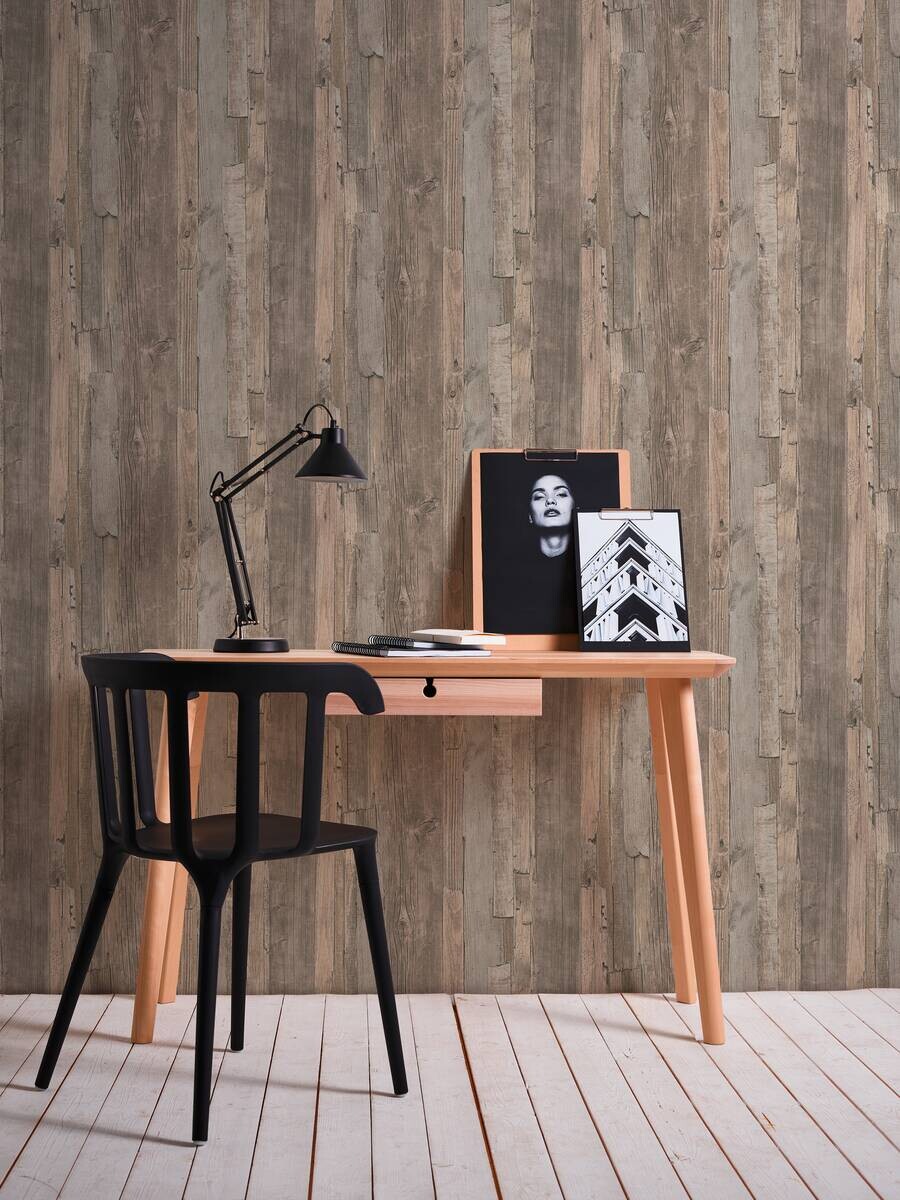 A.S.Creation Vliestapete braun beige B/H/D: ca. 53x1005x9 cm