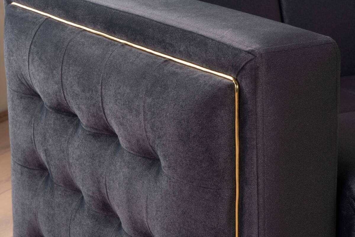 Sofa 3-2-1 Cavana anthrazit Microfaser