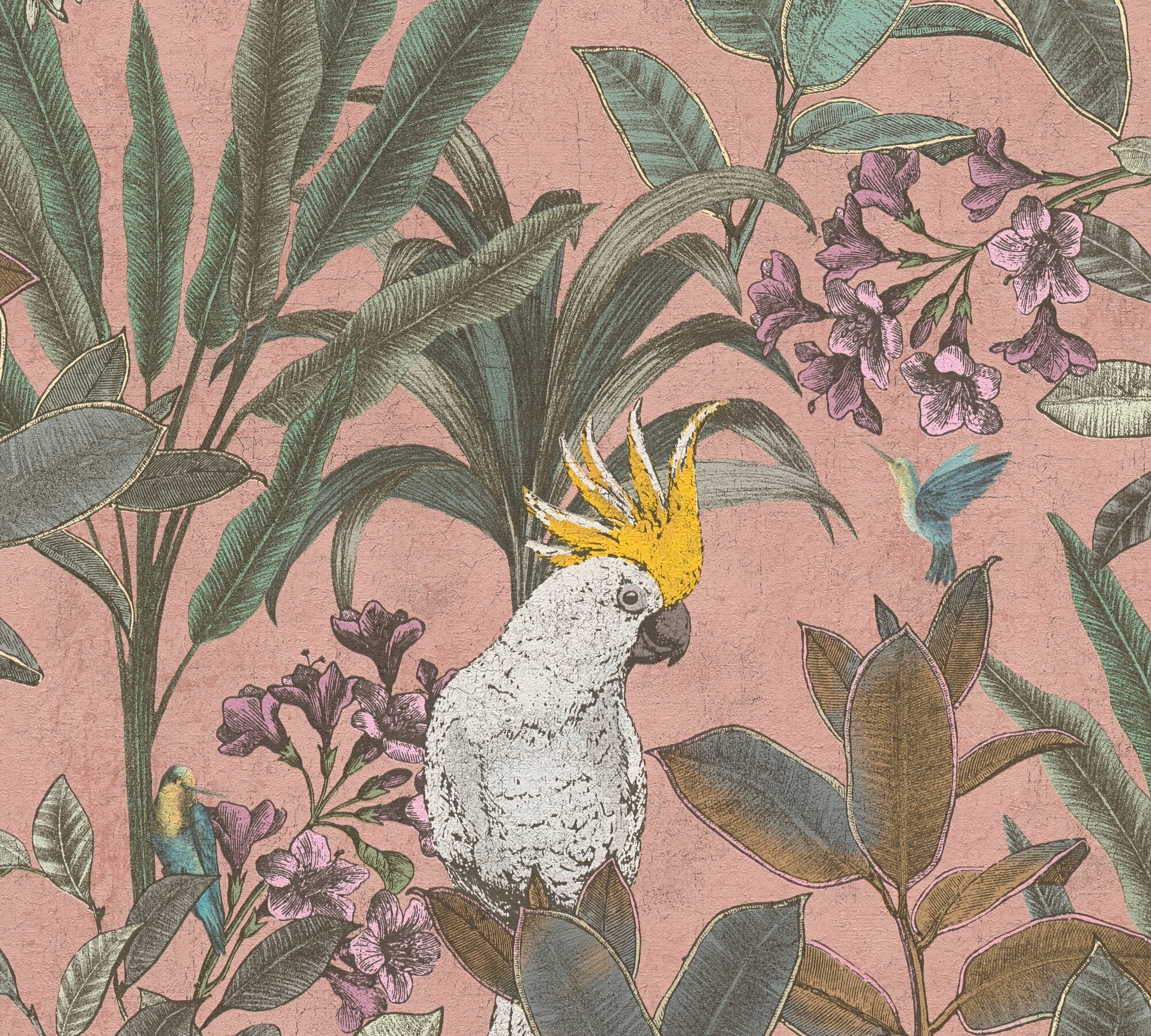 A.S.Creation Vliestapete violett grün B/H/D: ca. 53x1005x8 cm