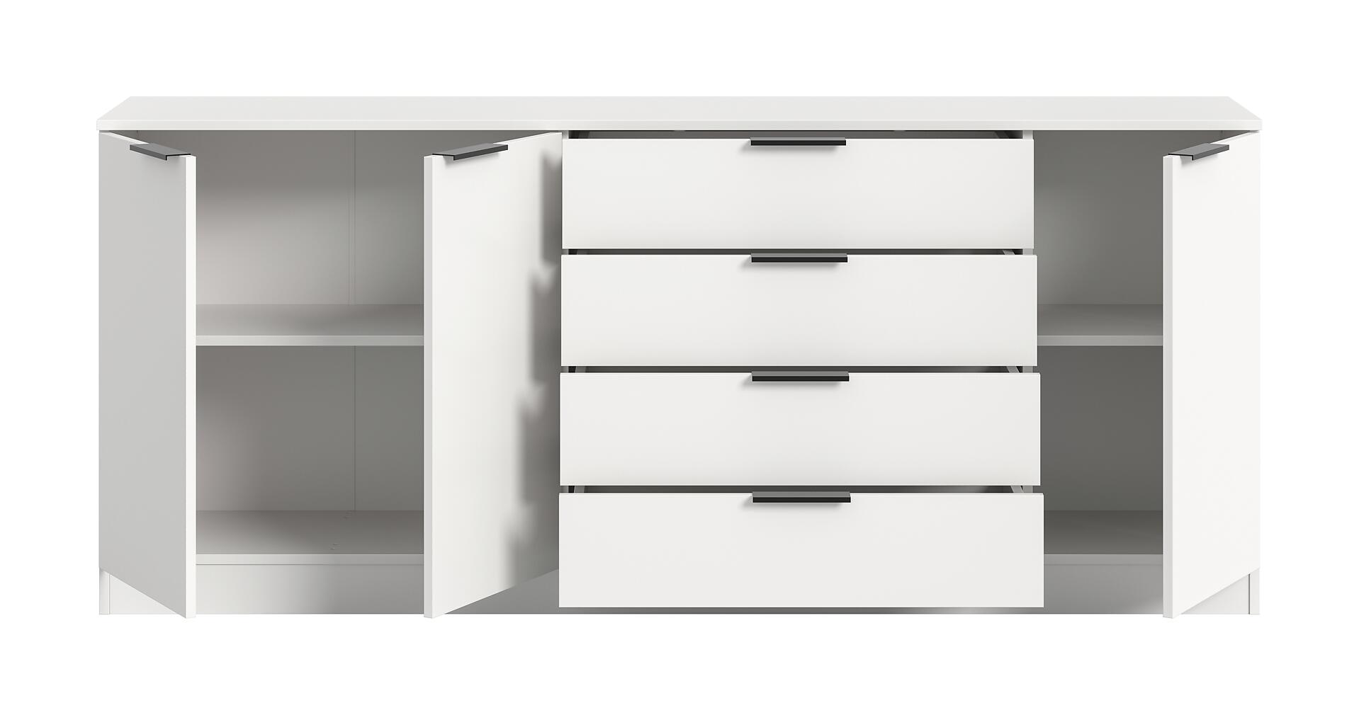 Kommode KOPENHAGEN weiß B/H/T: ca. 185x80x35 cm