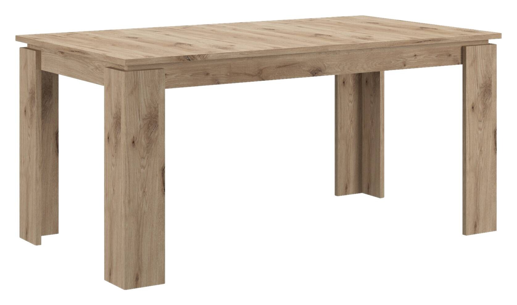 Esstisch Titan Eiche Nox Oak Nachbildung B/H/L: ca. 90x76x200 cm