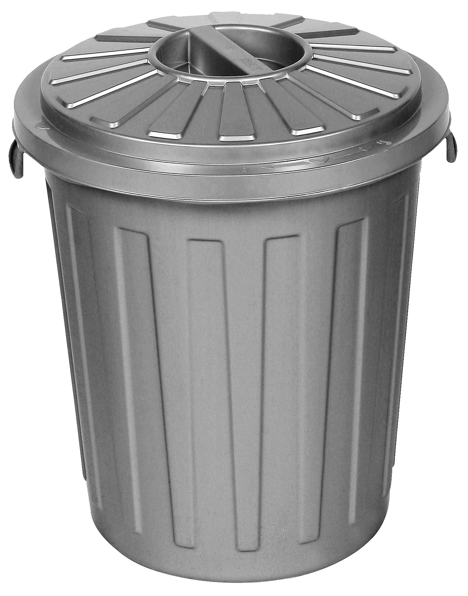 keeeper Maxi-Tonne silber B/H/L: ca. 36x42x36 cm