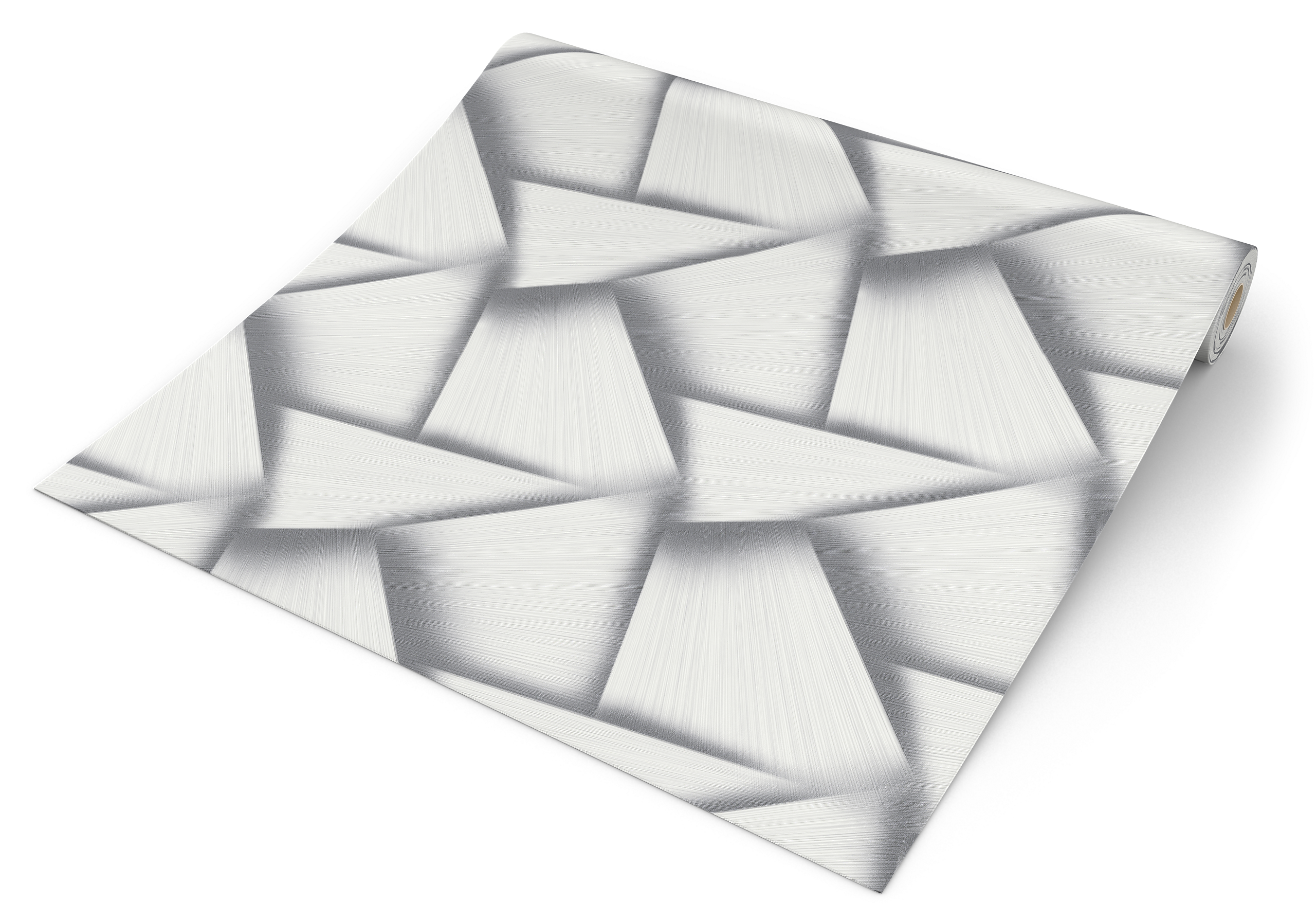 Erismann Vliestapete Schimmer weiß grau B/L: ca. 53x1005 cm