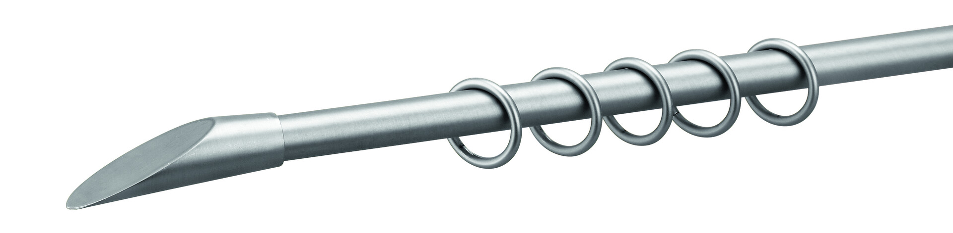 ACUS design collection Stilgarnituren Zylinder Chrom Edelstahl D: ca. 1,6 cm ausziehbar von ca. 130 bis 240 cm 1.0 Läufe