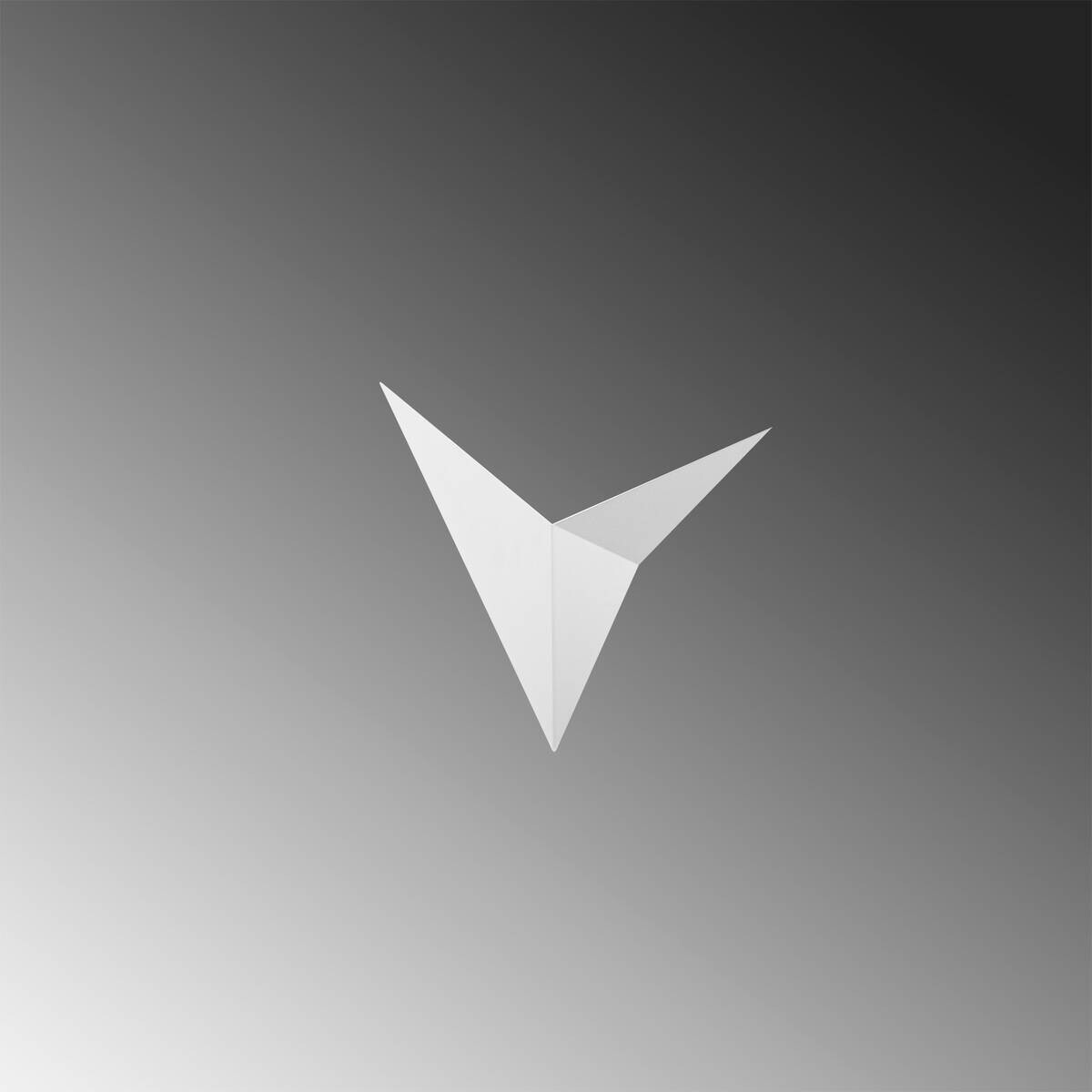 Opviq Wandleuchte Bird weiß Metall B/H/T/L: ca. 5x34x5x34 cm G9 1 Brennstellen