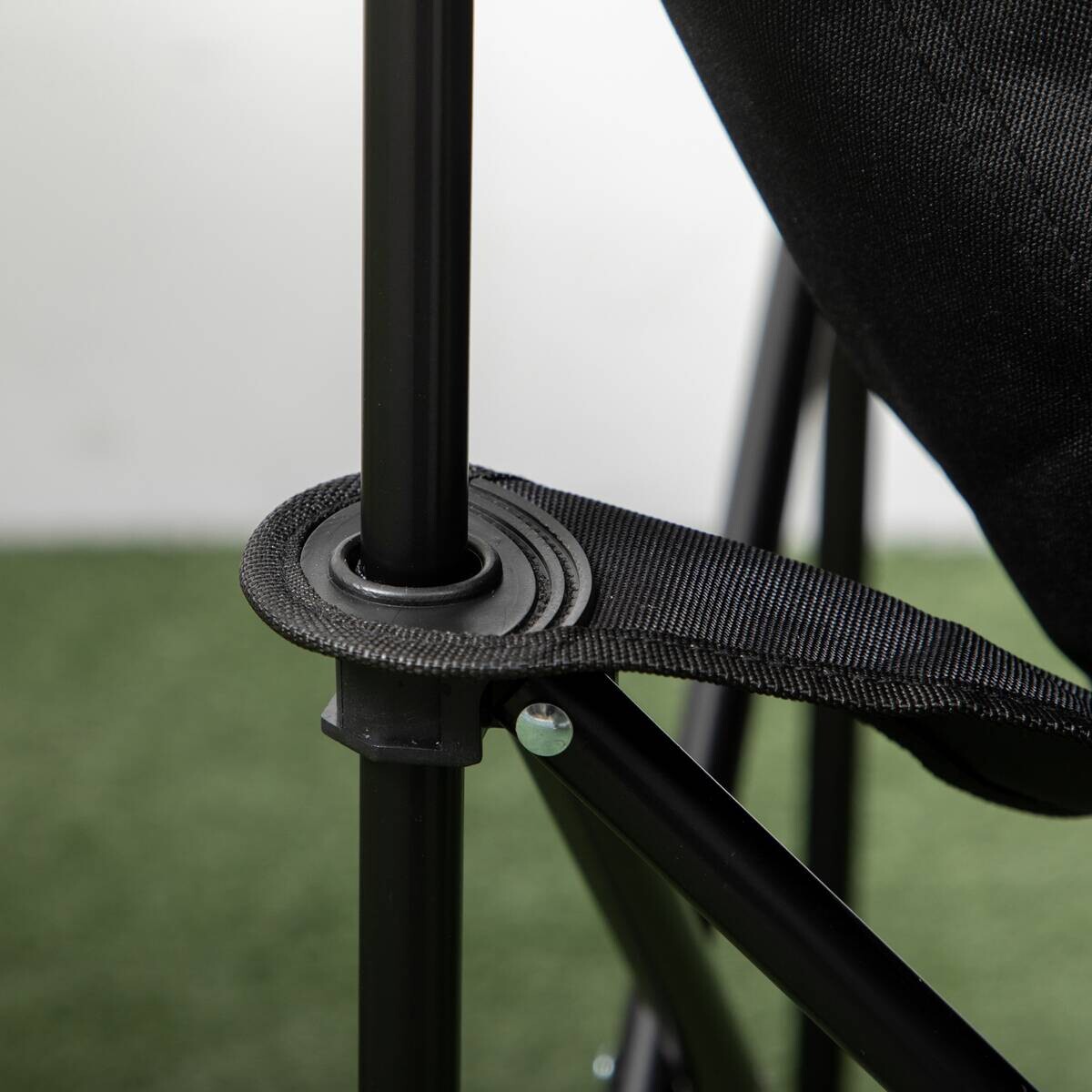 Outsunny Campingstuhl schwarz Stahl B/H/L: ca. 54x66x61 cm