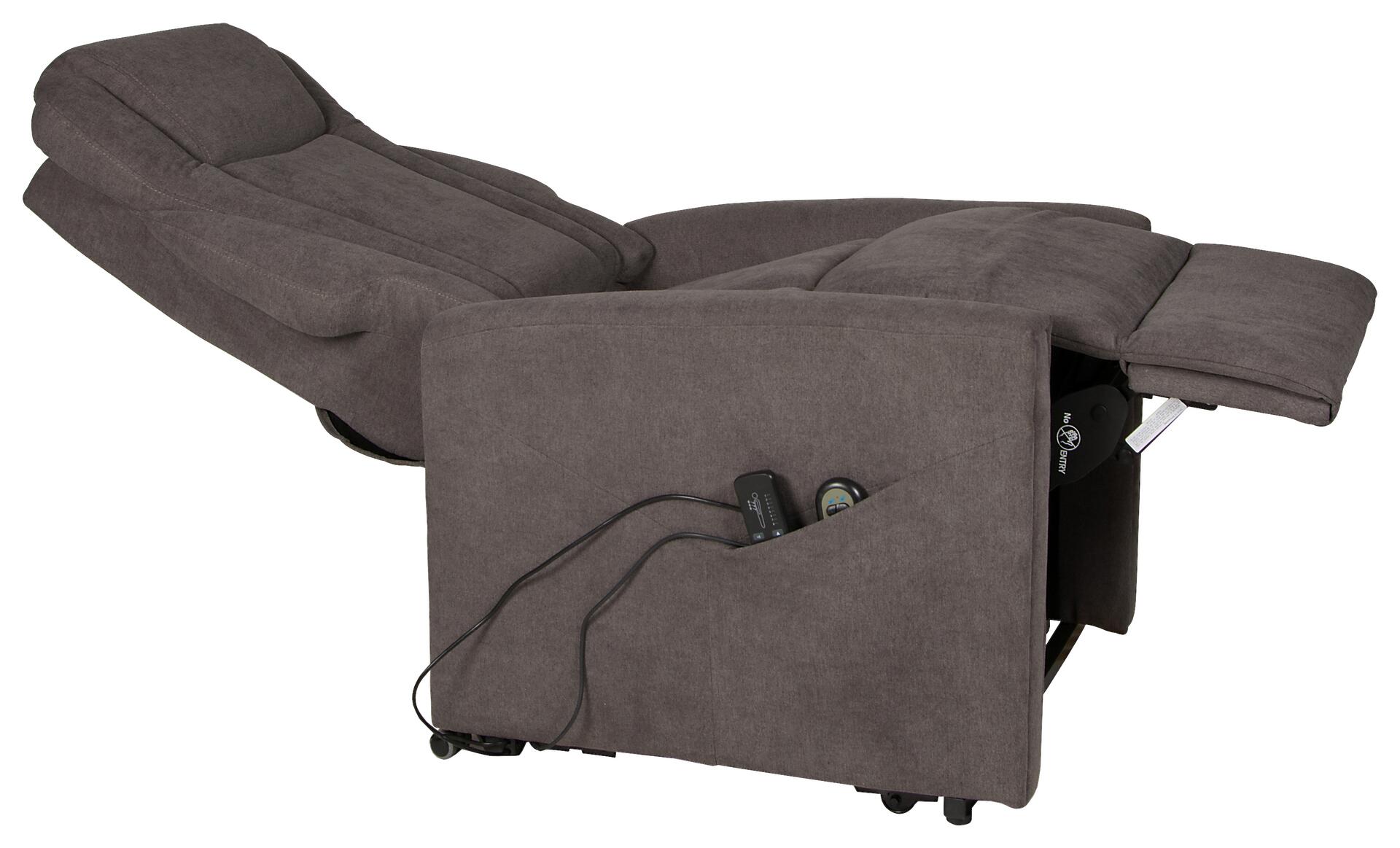 TV-Sessel Abee dunkelgrau B/H/T: ca. 76x88x91 cm