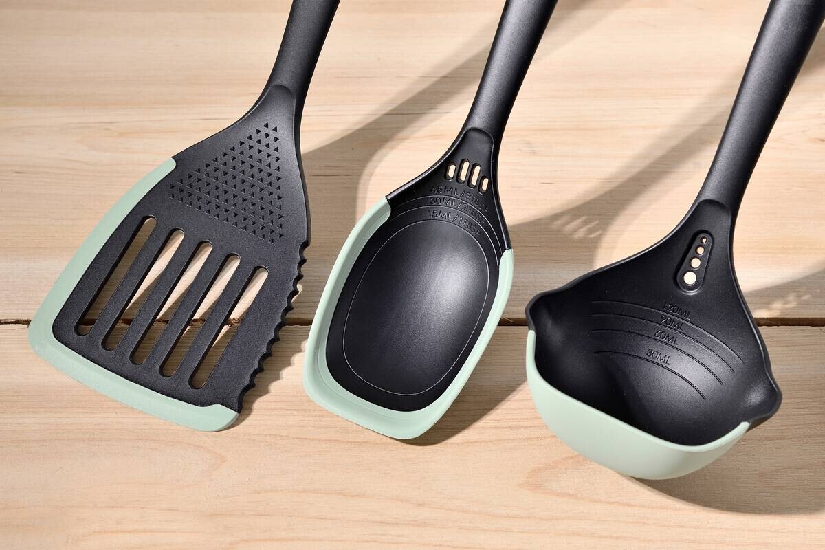 SAN IGNACIO Küchenhelfer MOODS grün Nylon B/H/L: ca. 11,5x35,5x13 cm