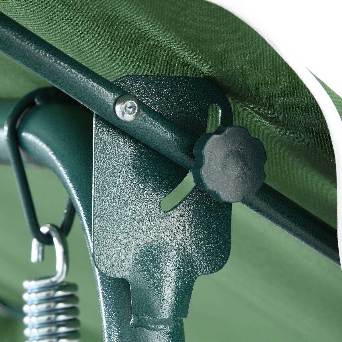 Outsunny Hollywoodschaukel grün Polyester B/H/L: ca. 110x170x153 cm