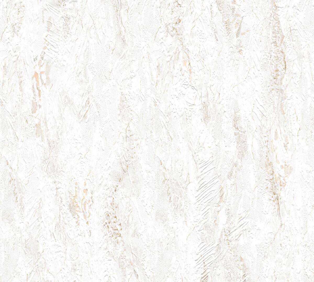 A.S.Creation Papiertapete weiß B/H/D: ca. 53x1005x8 cm