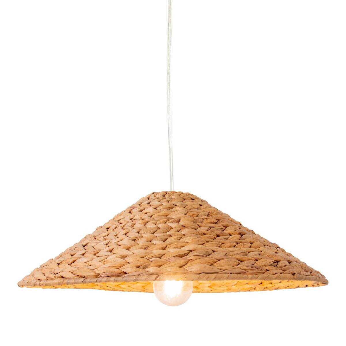 Näve Leuchten Pendelleuchte 7088027 natur B/H/T: ca. 45x124x45 cm E27 1 Brennstellen