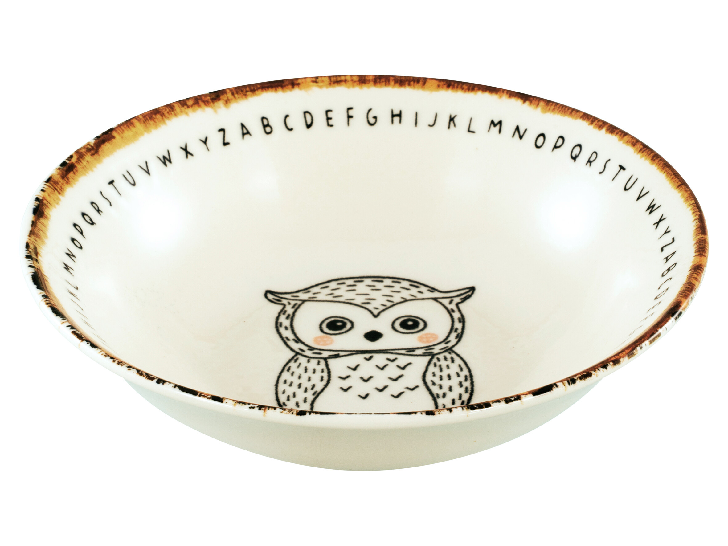 CreaTable Mehrzweckschalen Freunde des Waldes braun Steinzeug D: ca. 18,6 cm