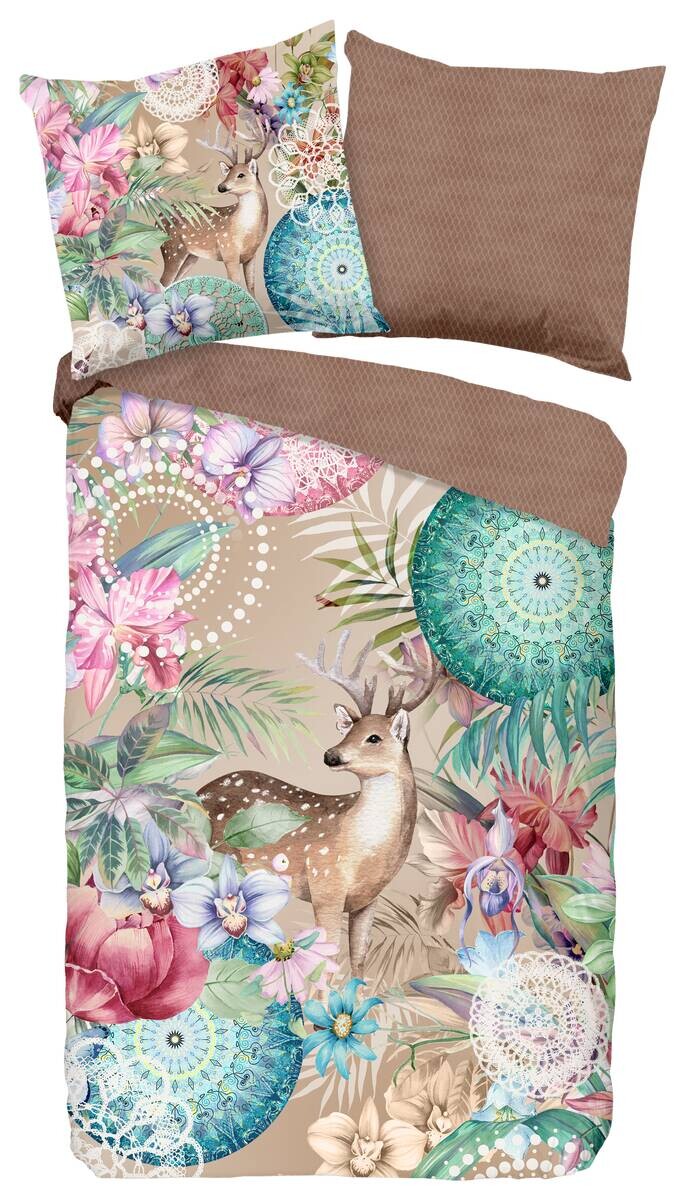 Baumwoll Bettwäsche Hebe Flanell Multi Baumwolle B/L: ca. 135x200 cm