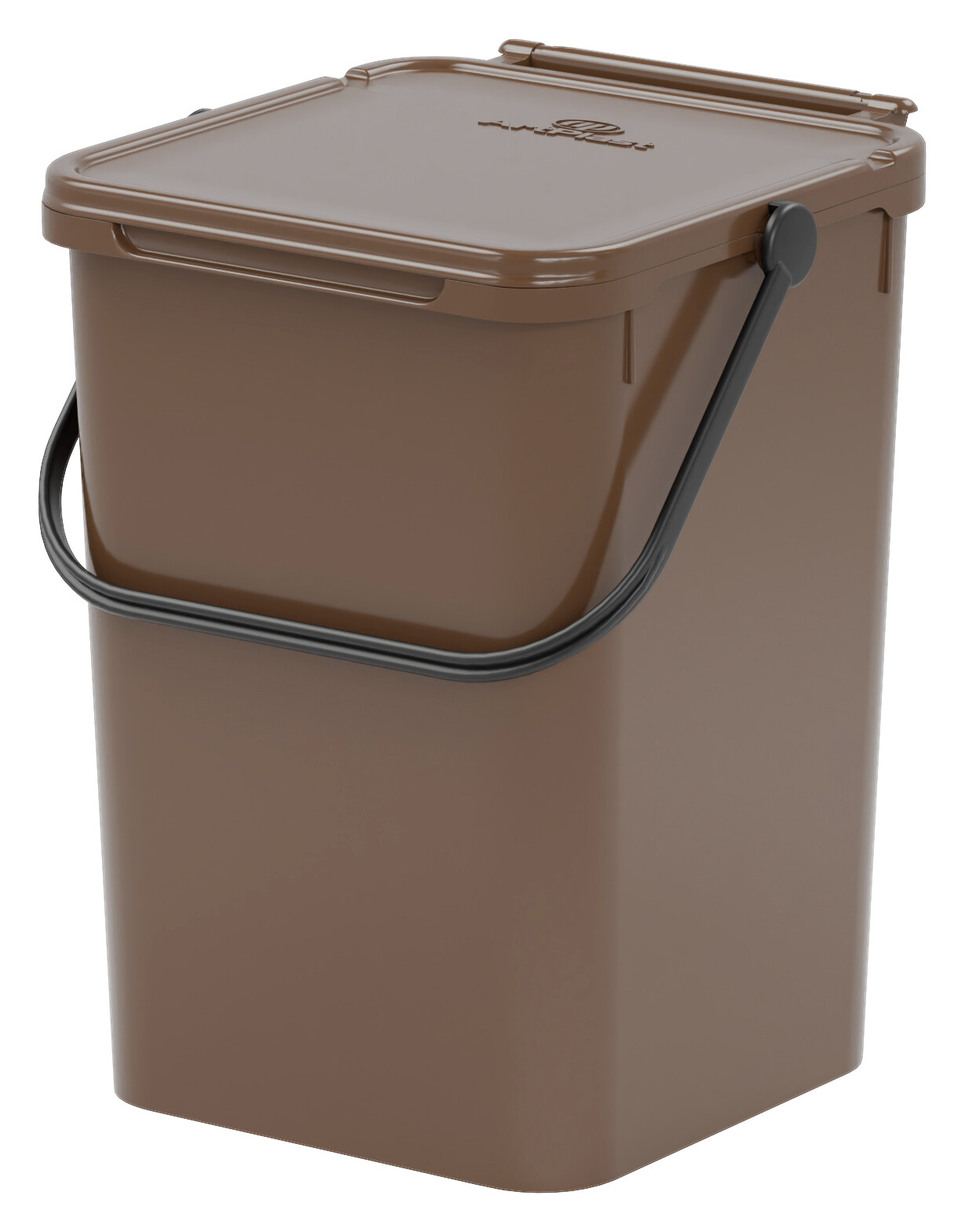 Eco-Logico Abfalleimer braun B/H/L: ca. 24x30x23,7 cm