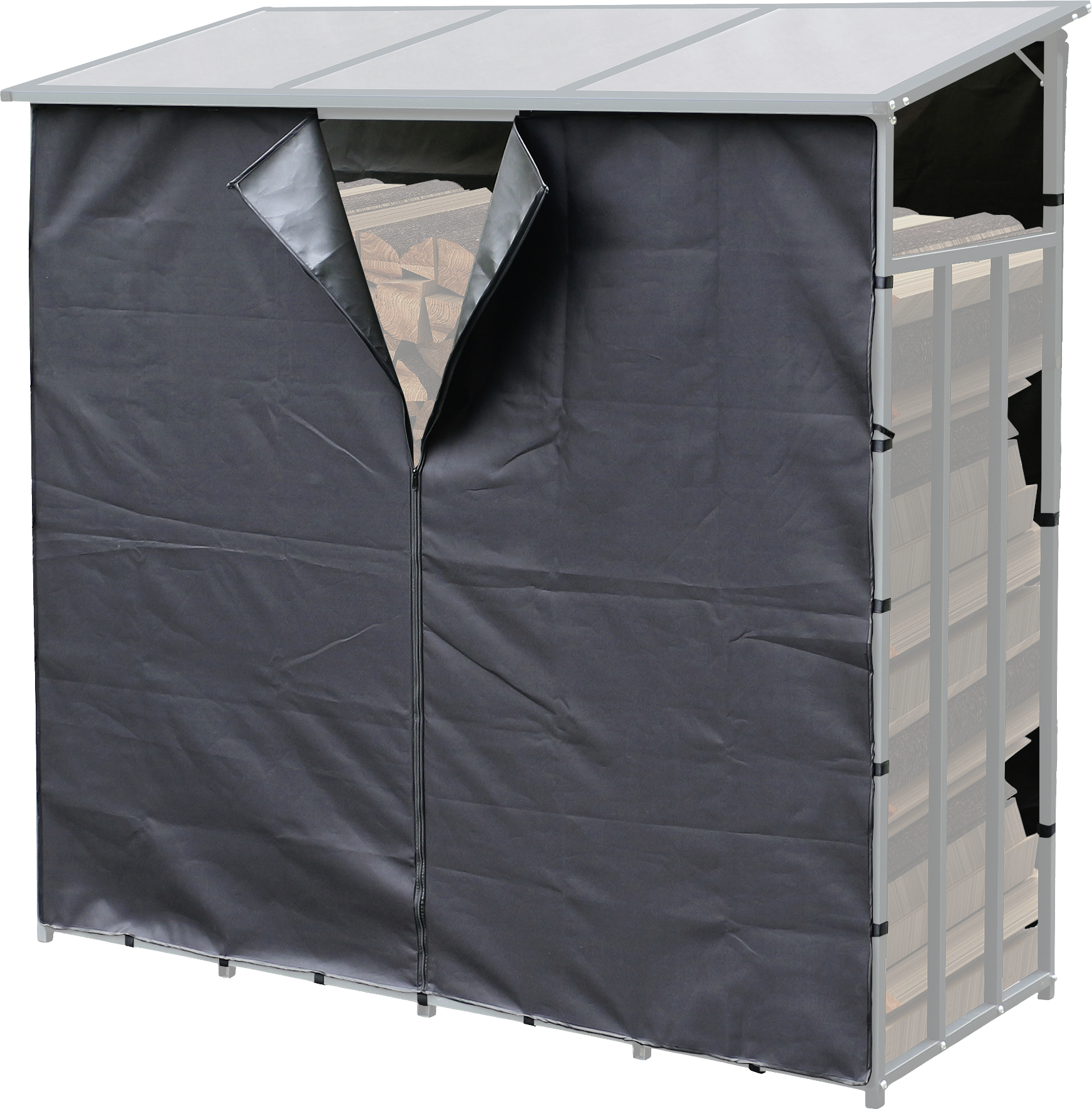 Grasekamp Wetterschutz Set Kaminholzlager