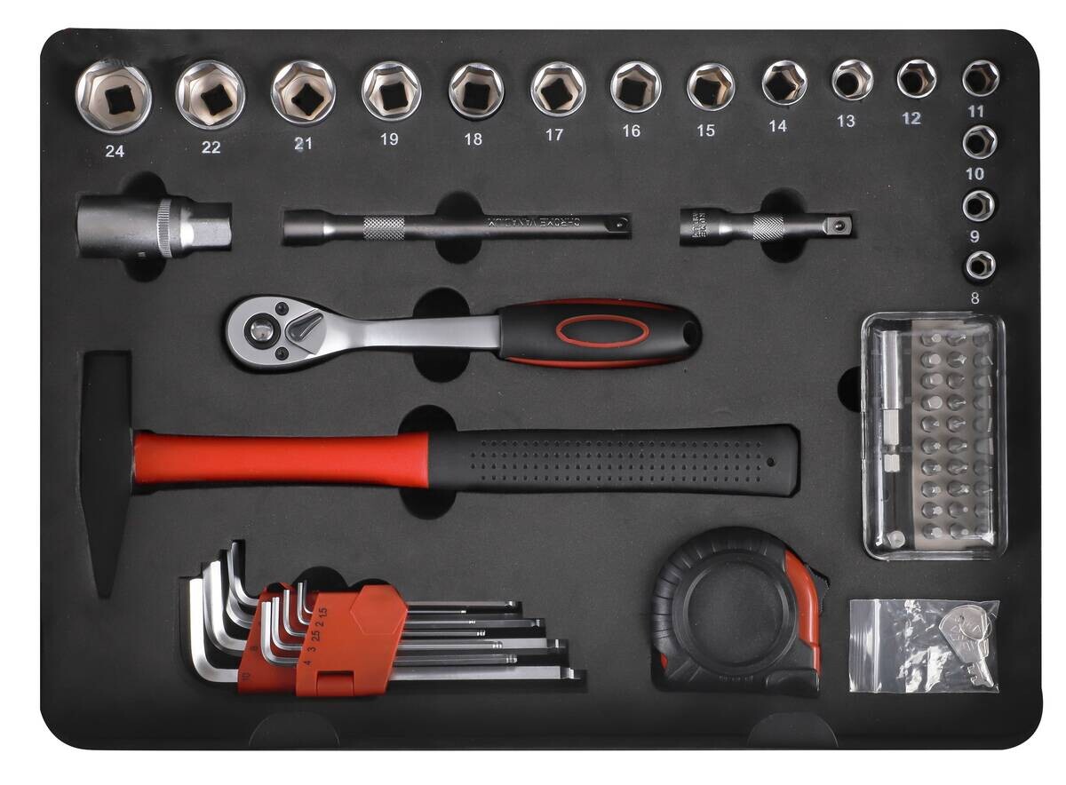 Werkzeugkoffer B/H/T: ca. 43x13x32 cm 103 tlg.