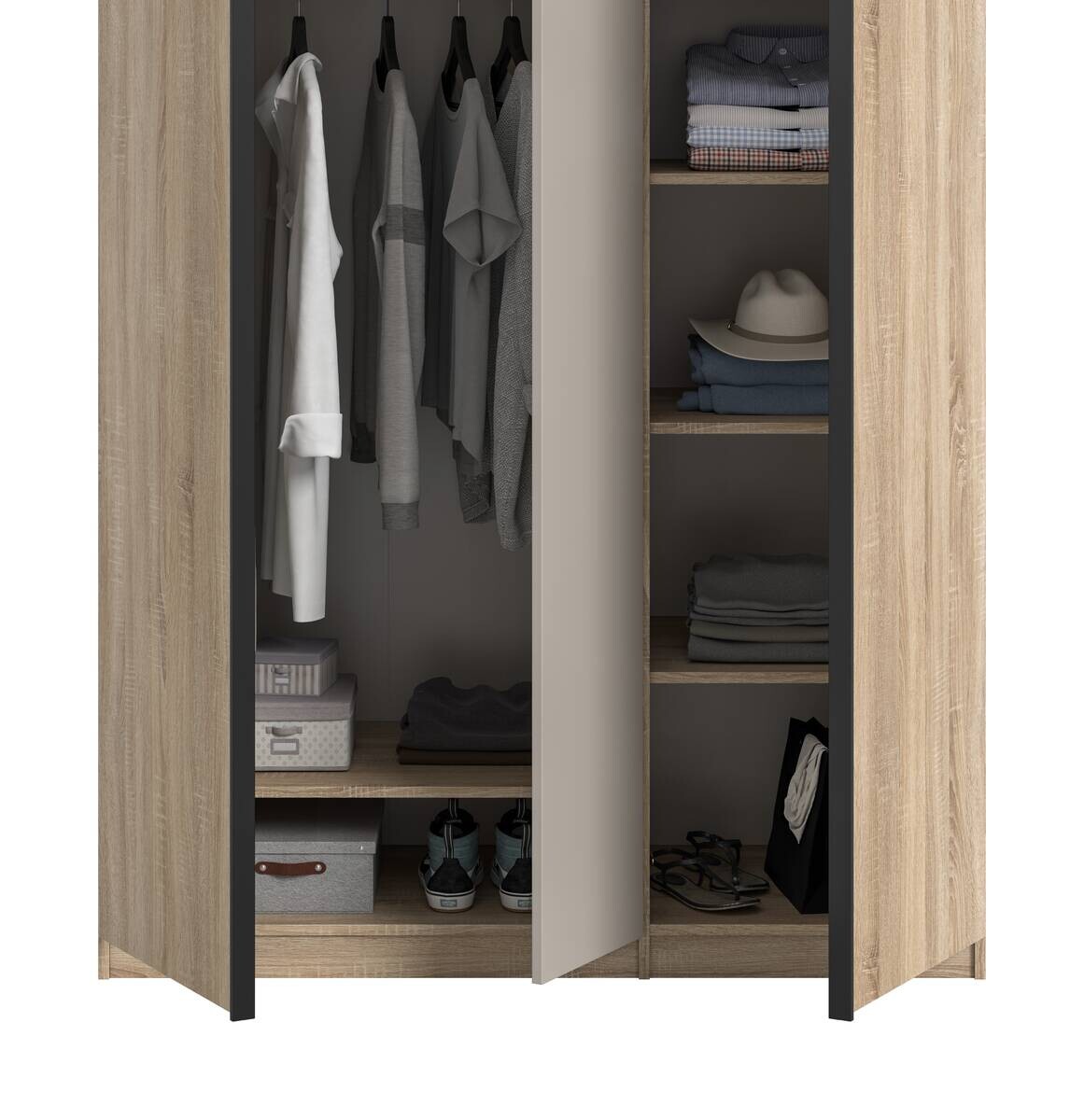 Einlegeböden-Set OAKLAND Eiche Sonoma B/H/T: ca. 78x1,6x48 cm