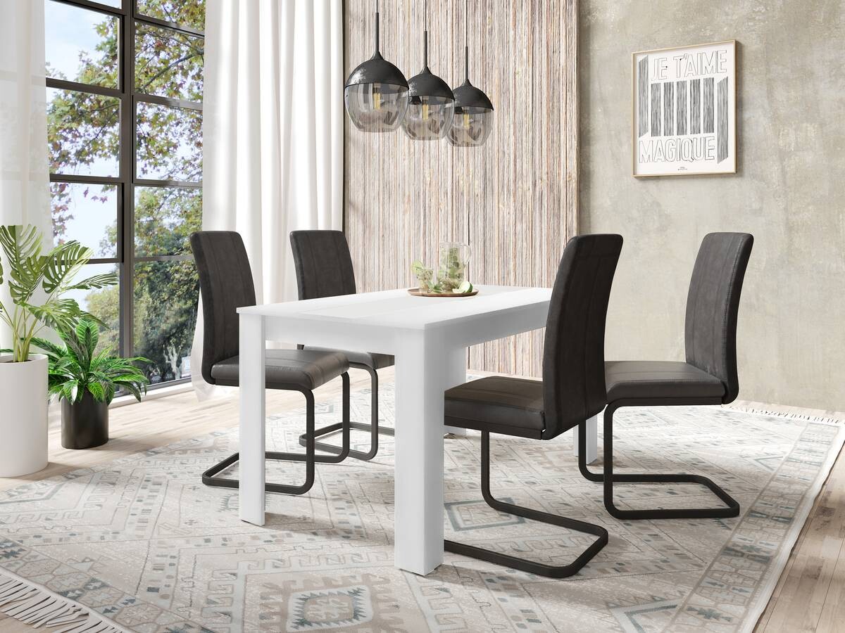 Tisch NORI weiß B/H/T: ca. 160x75x90 cm