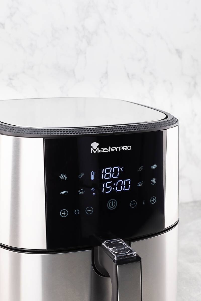 MASTERPRO Heißluftfritteuse BGMP-9167 silber Kunststoff B/H/T: ca. 36x39,5x41 cm ca. 6 l