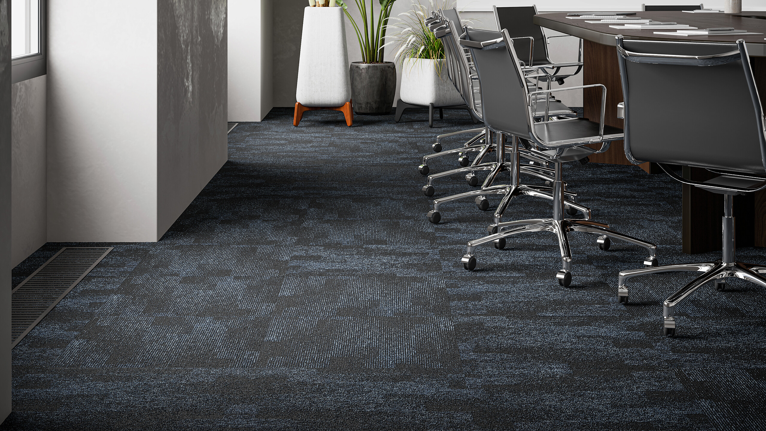 Teppichfliese Santo anthrazit B/L: ca. 50x50 cm pro Stück