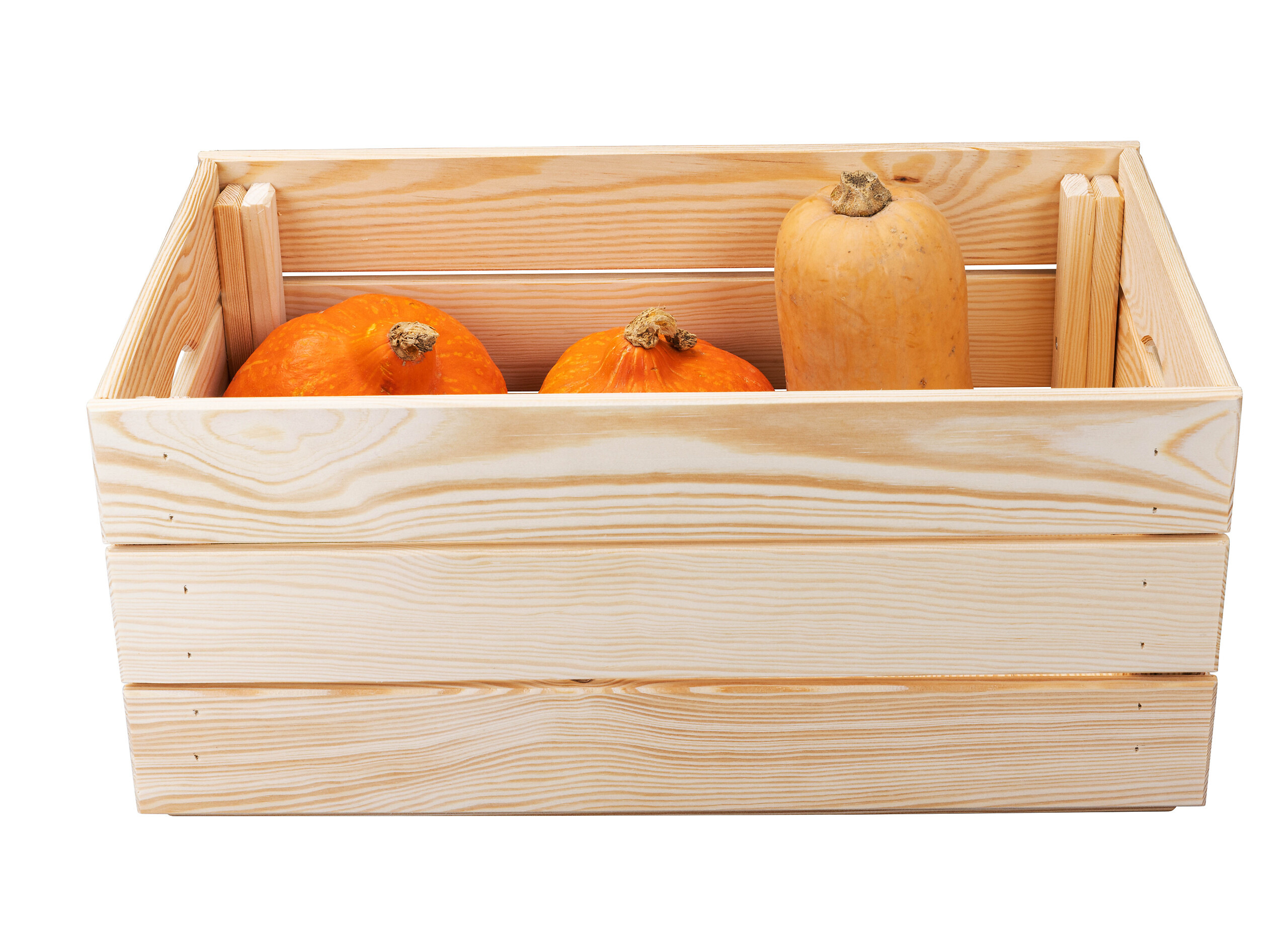 Holzkiste Valloni M natur natur Holz B/H/L: ca. 31,5x23x51 cm