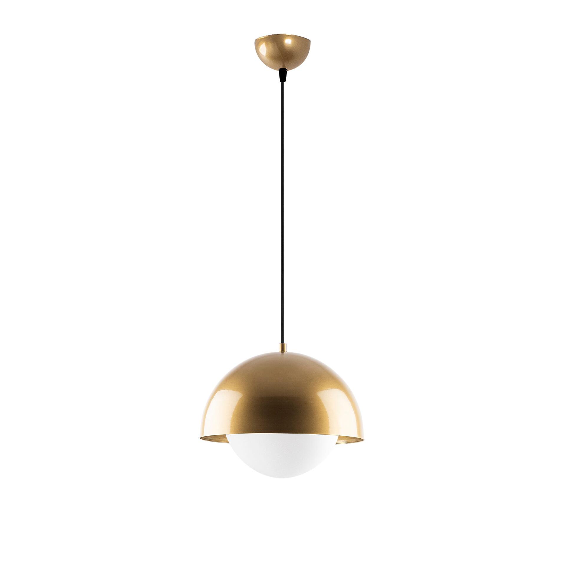 Opviq Pendelleuchte Camgoz-11029 gold Metall Glas B/H/T/L/D: ca. 30x108x30x30x30 cm E27 1 Brennstellen