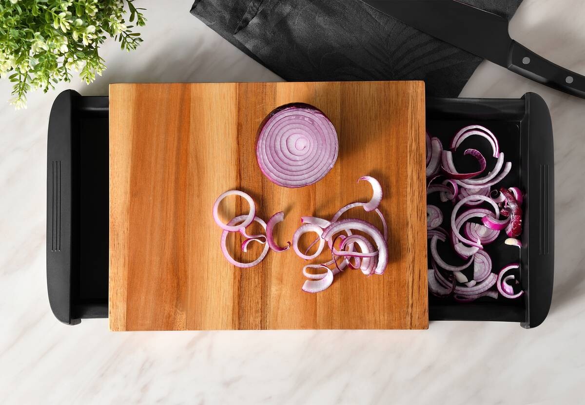 BERGNER Schneidbrettset Natural natur Akazie Holz