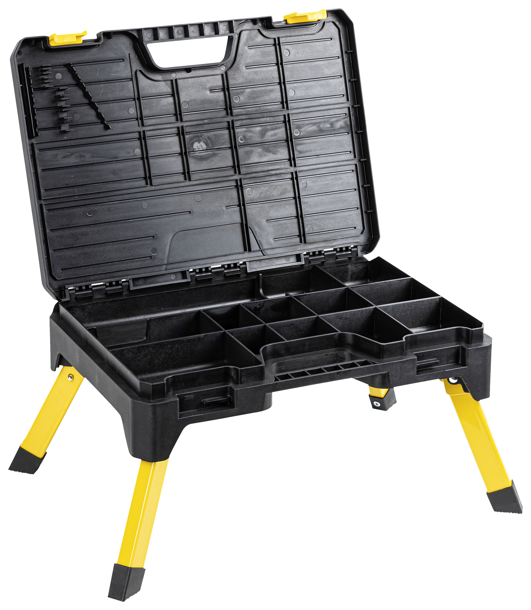 HI Klapptritt schwarz Stahl