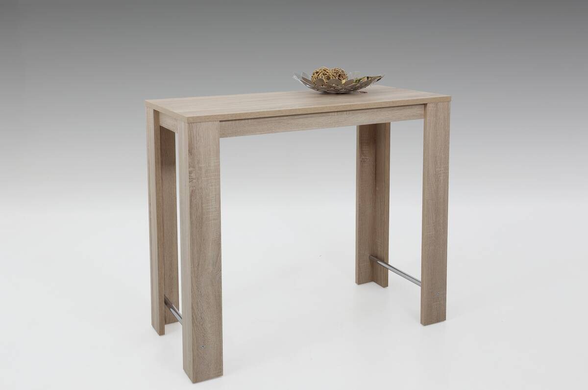 Essgruppe Yvonne Eiche anthrazit Metall B/H/T: ca. 120x108x58 cm